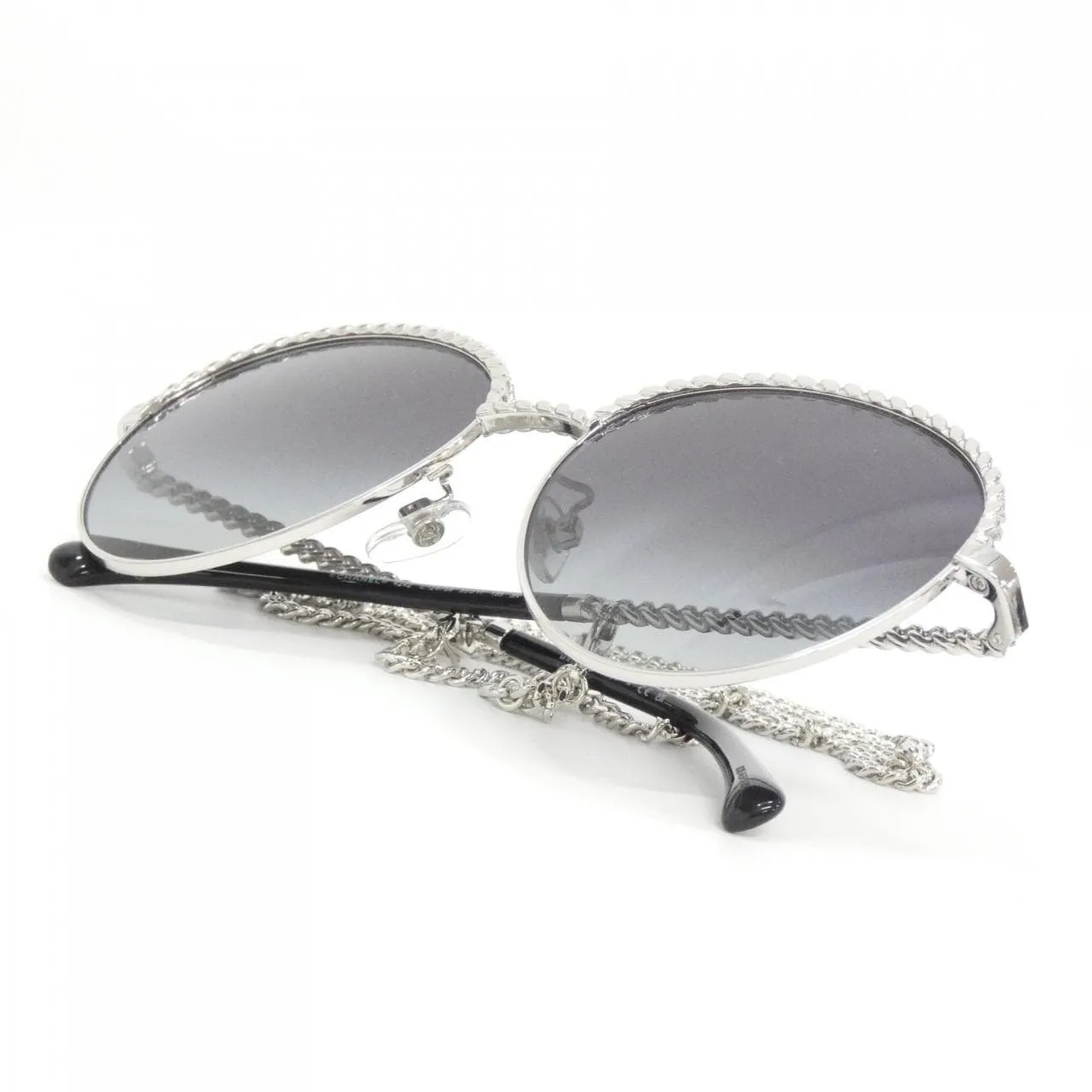 CHANEL 4242 Sunglasses 黑色 中古品A - 縮圖 2