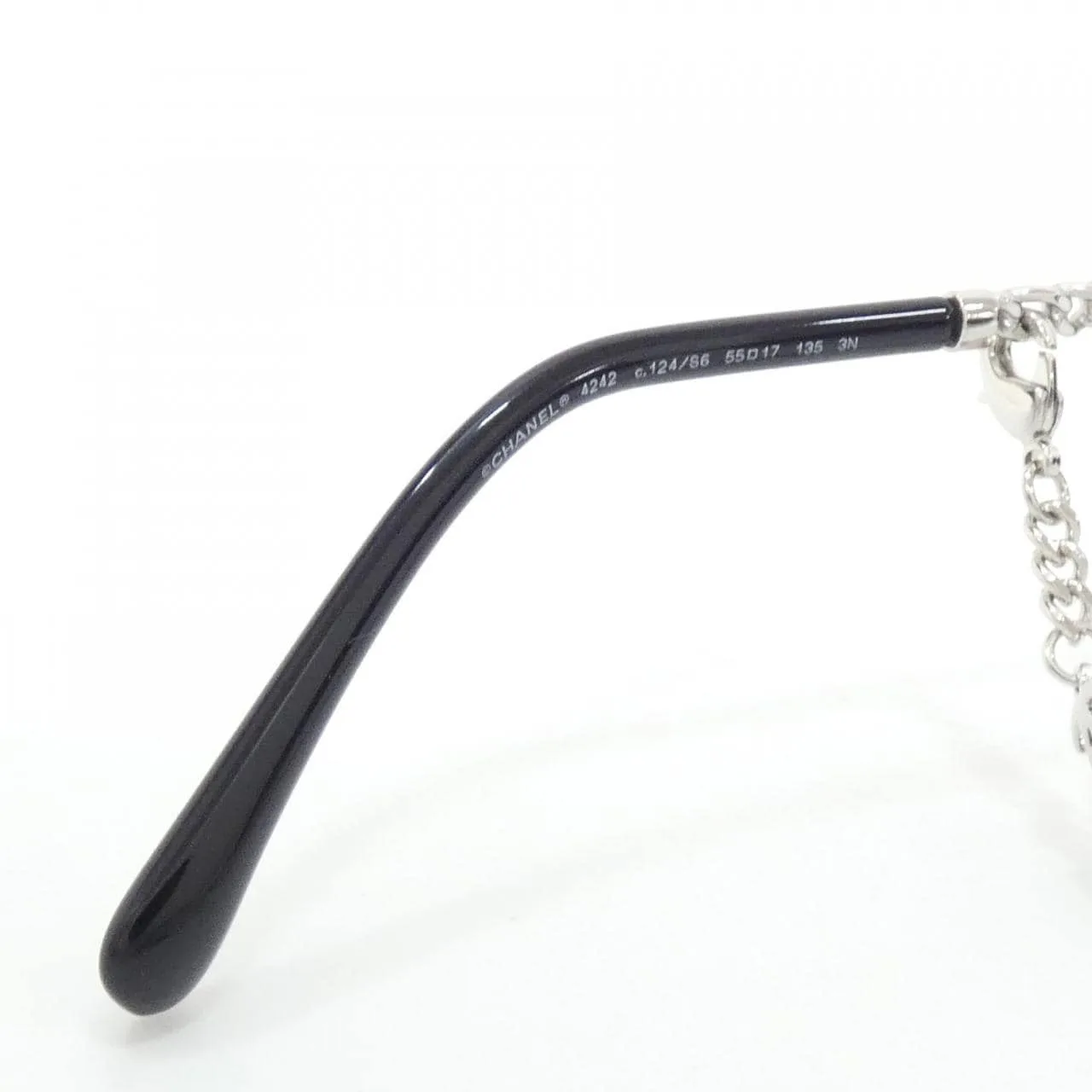 CHANEL 4242 Sunglasses 黑色 中古品A - 縮圖 7