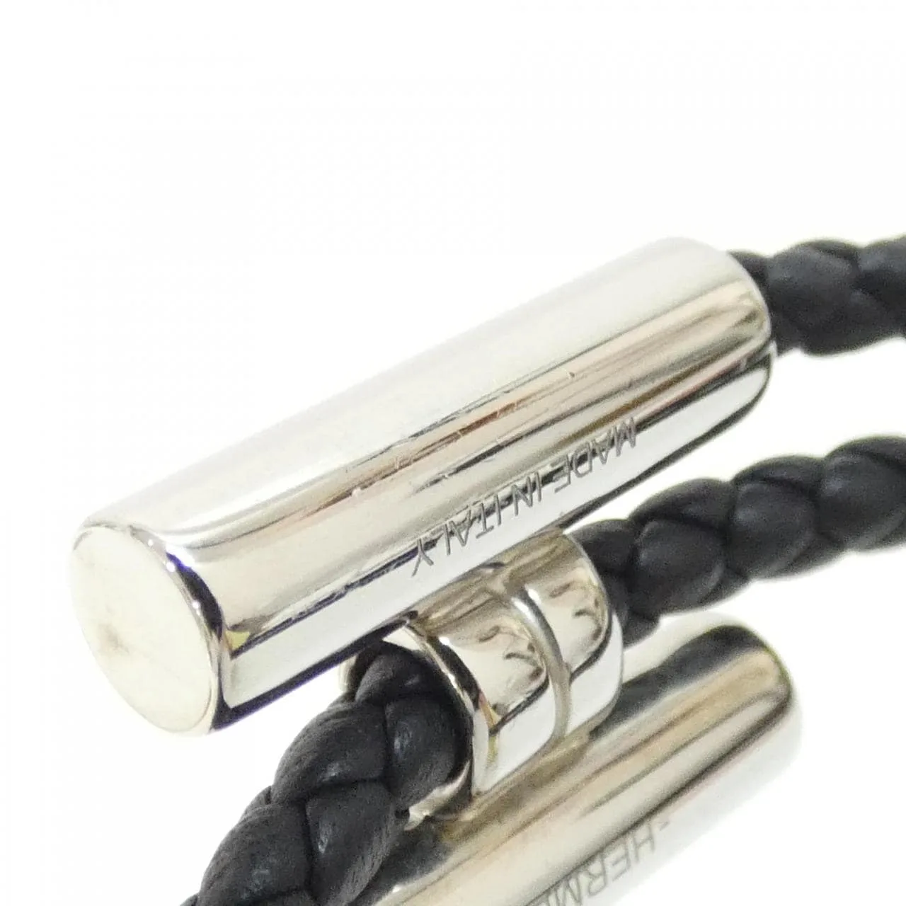 HERMES 068406FP Accessories Swift Black Swift Leather Rank A - Thumbnail 4