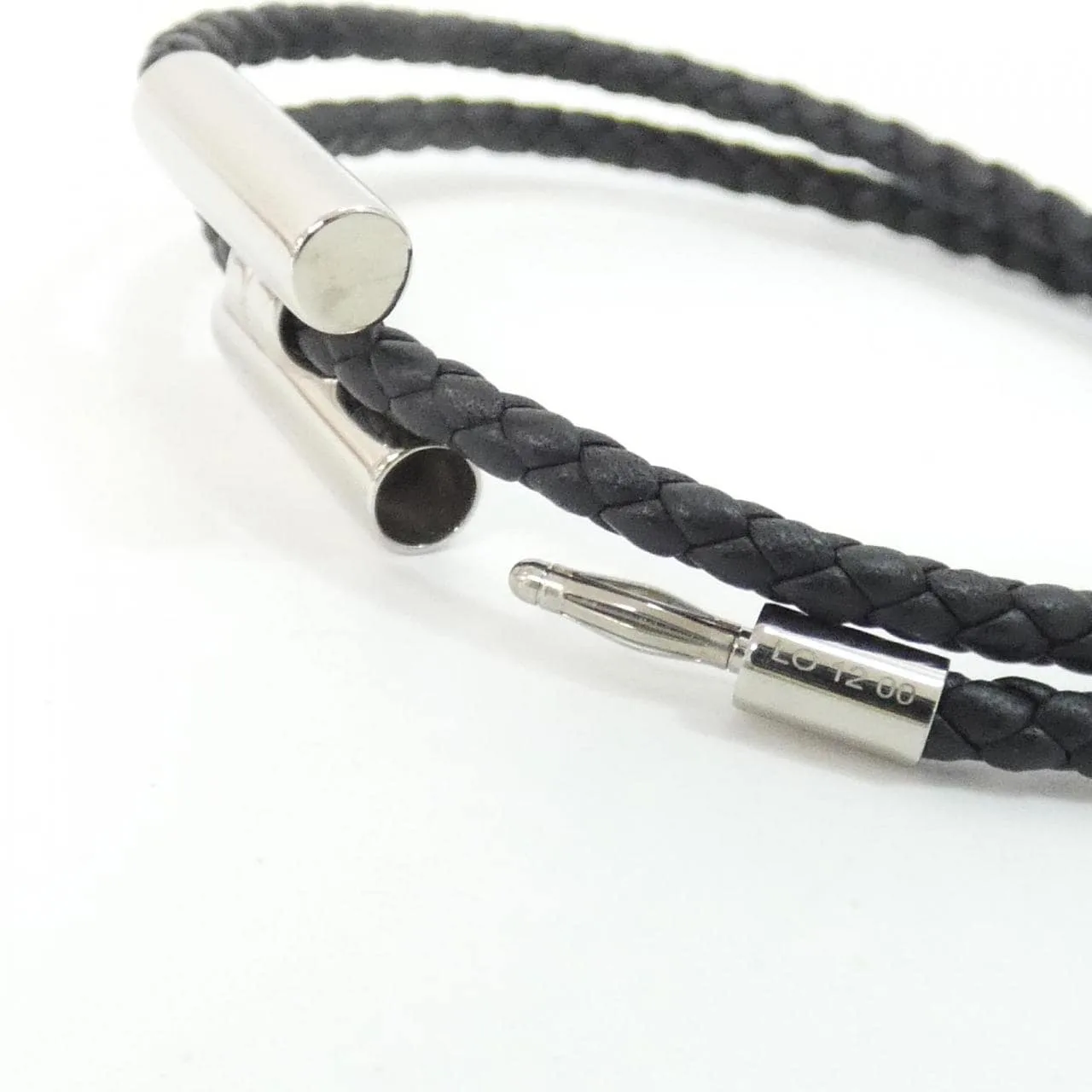 HERMES 068406FP Accessories Swift Black Swift Leather Rank A - Thumbnail 5