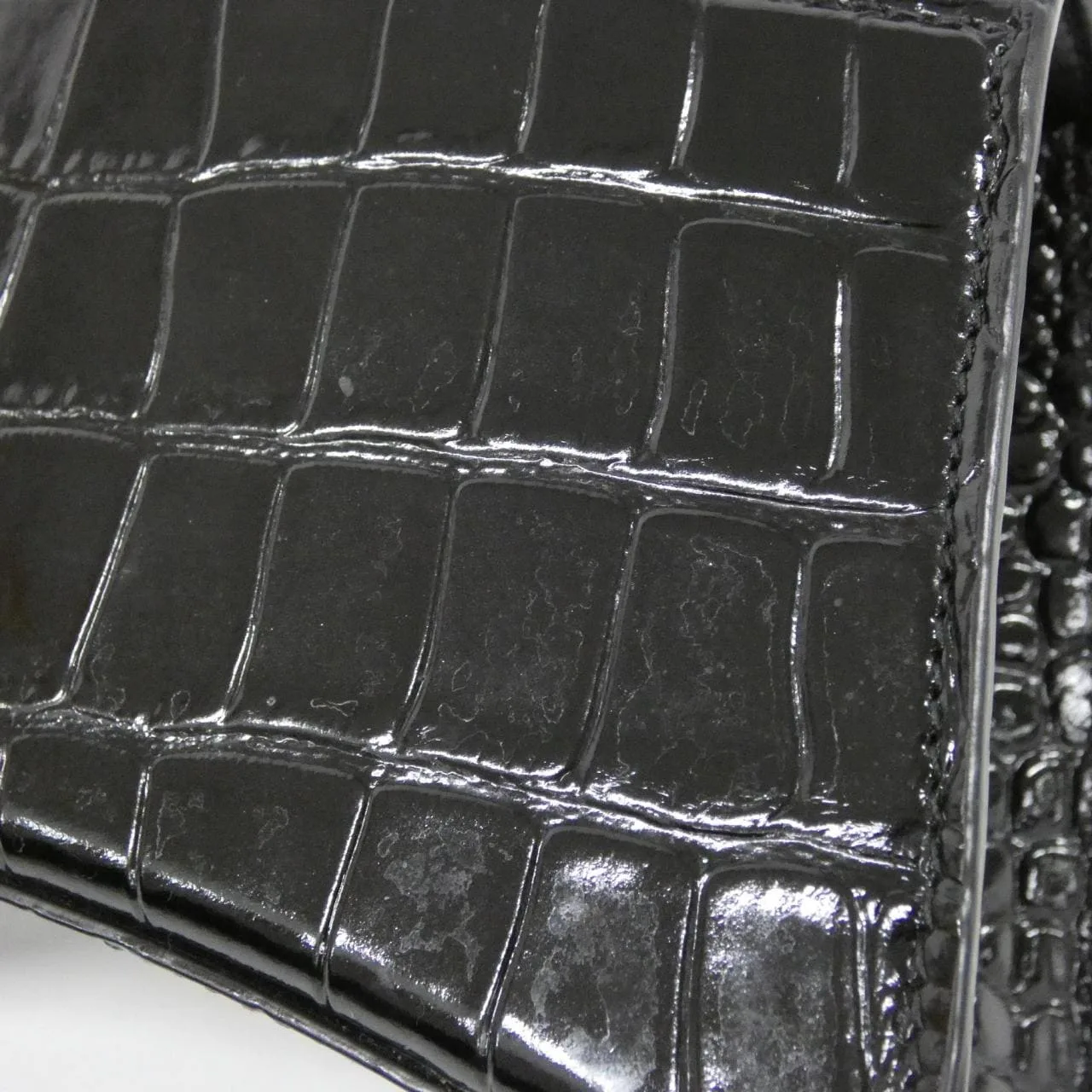 BALENCIAGA Hourglass 592833 1LRGM Handbag 黑色 中古品A - 縮圖 6