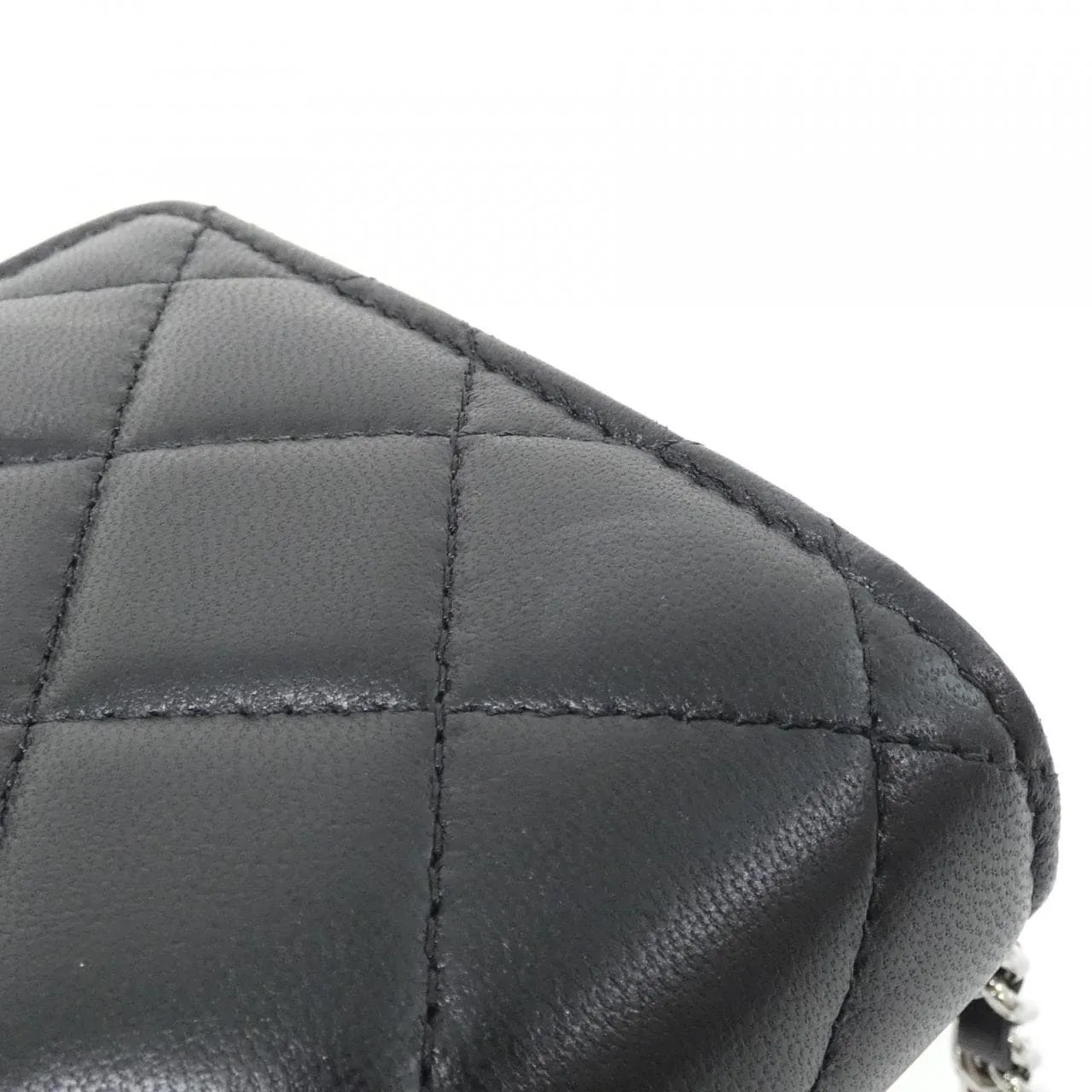 CHANEL Timeless Classic AP0250 Wallet Lambskin 黑色 羊皮 中古品A - 縮圖 4