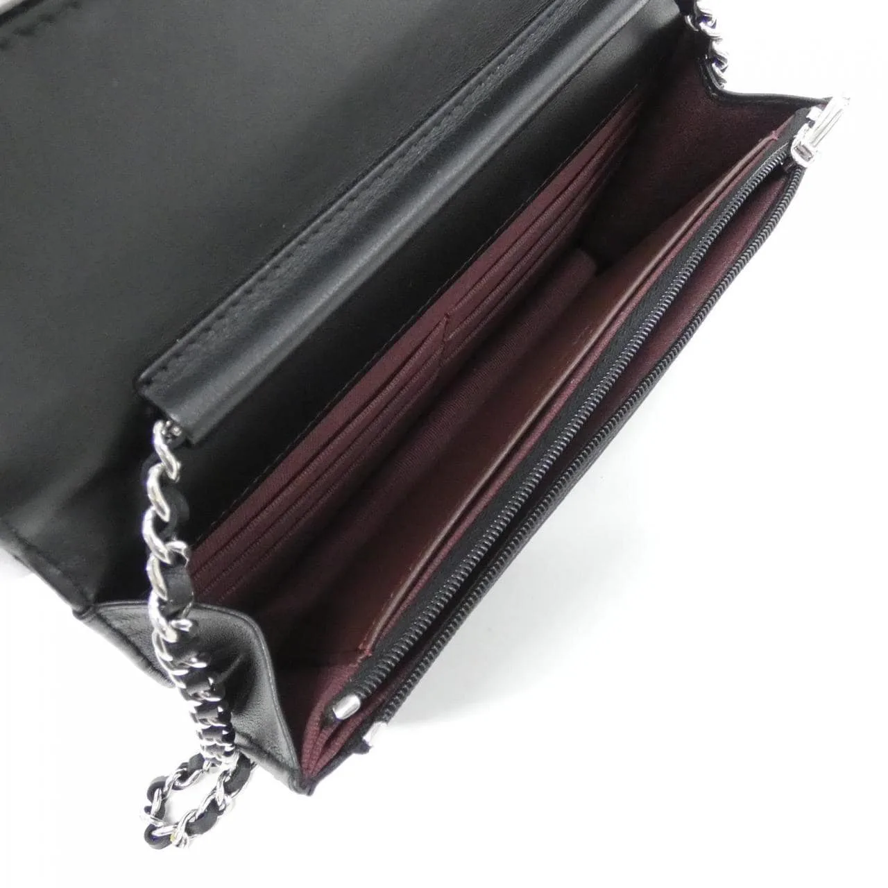 CHANEL Timeless Classic AP0250 Wallet Lambskin 黑色 羊皮 中古品A - 縮圖 9