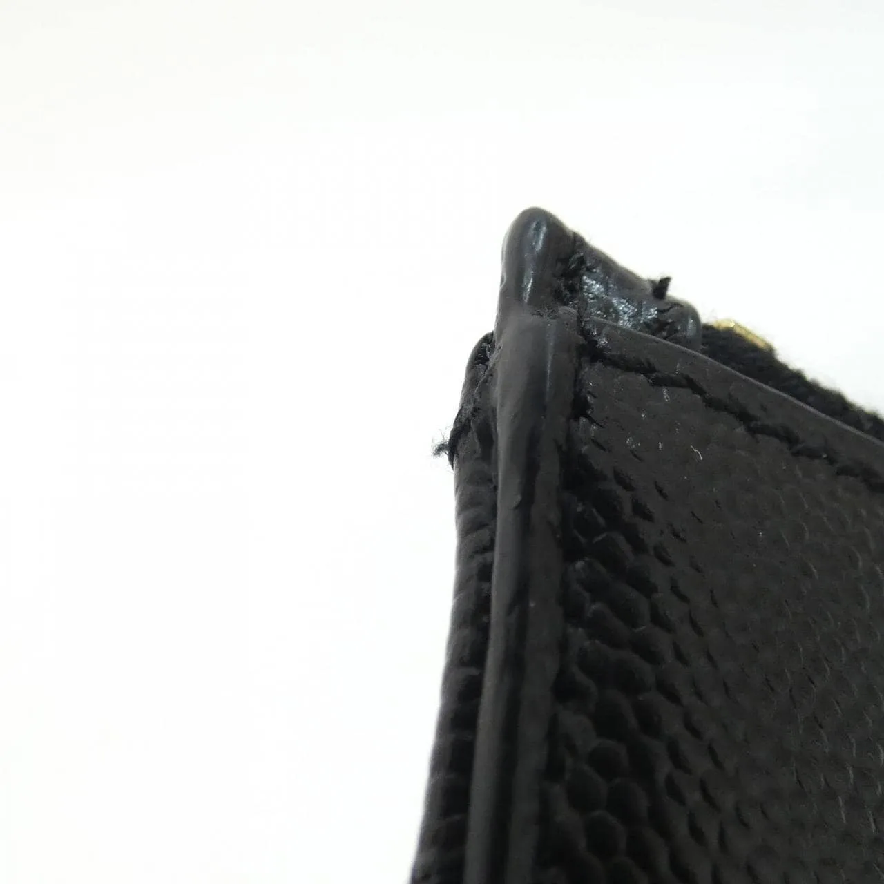 SAINT LAURENT 607915 BOW01 Coin Case 黑色 中古品A - 縮圖 3