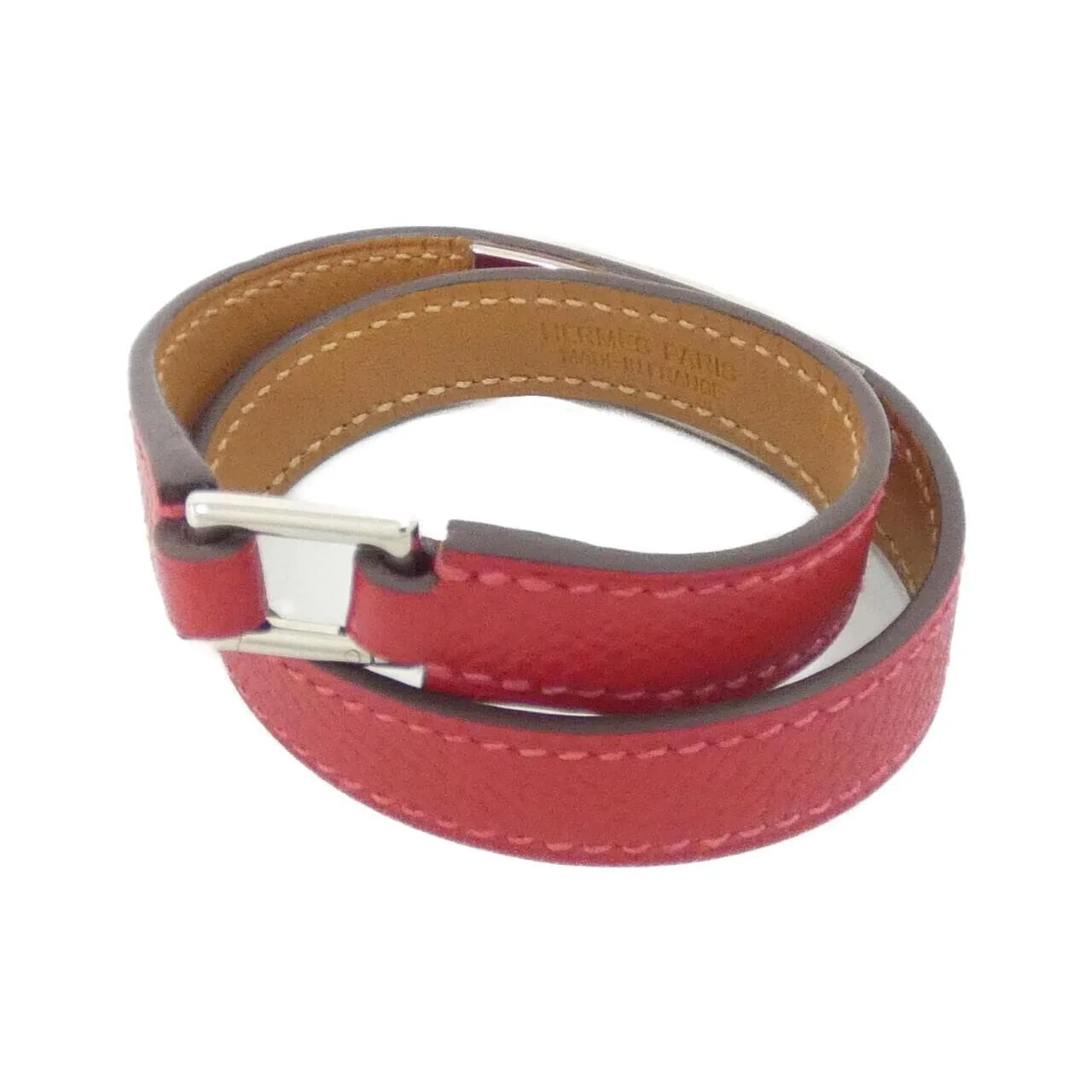 HERMES 064709CK Accessories Epsom Rouge Epsom Leather Rank A - Thumbnail 2
