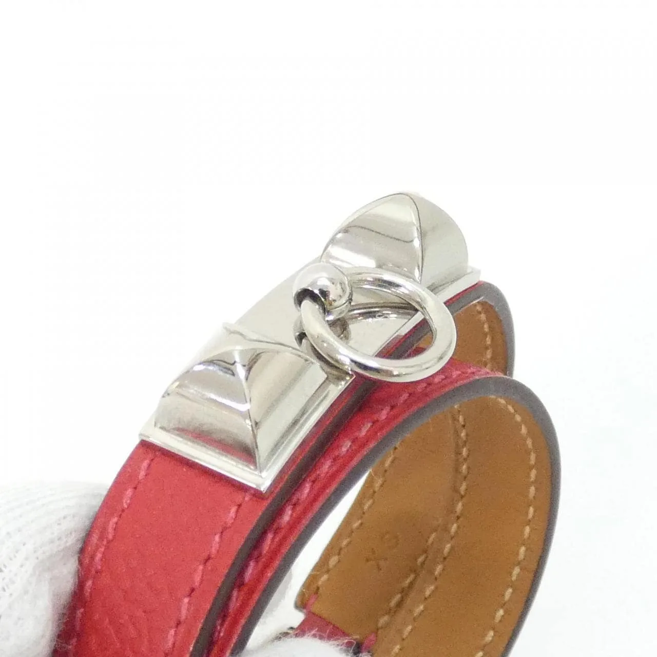 HERMES 064709CK Accessories Epsom Rouge Epsom Leather Rank A - Thumbnail 3