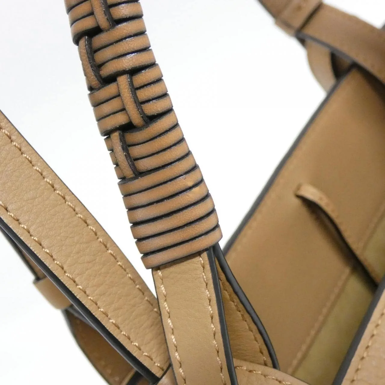 LOEWE Balloon A717S72X03 Tote Lambskin Black Lambskin Rank A - Thumbnail 5