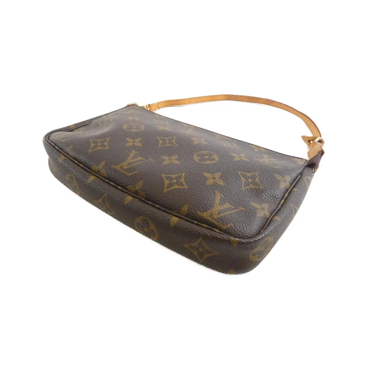 LOUIS VUITTON Pochette M51980 Pochette Monogram Black Monogram Rank B - Thumbnail 2