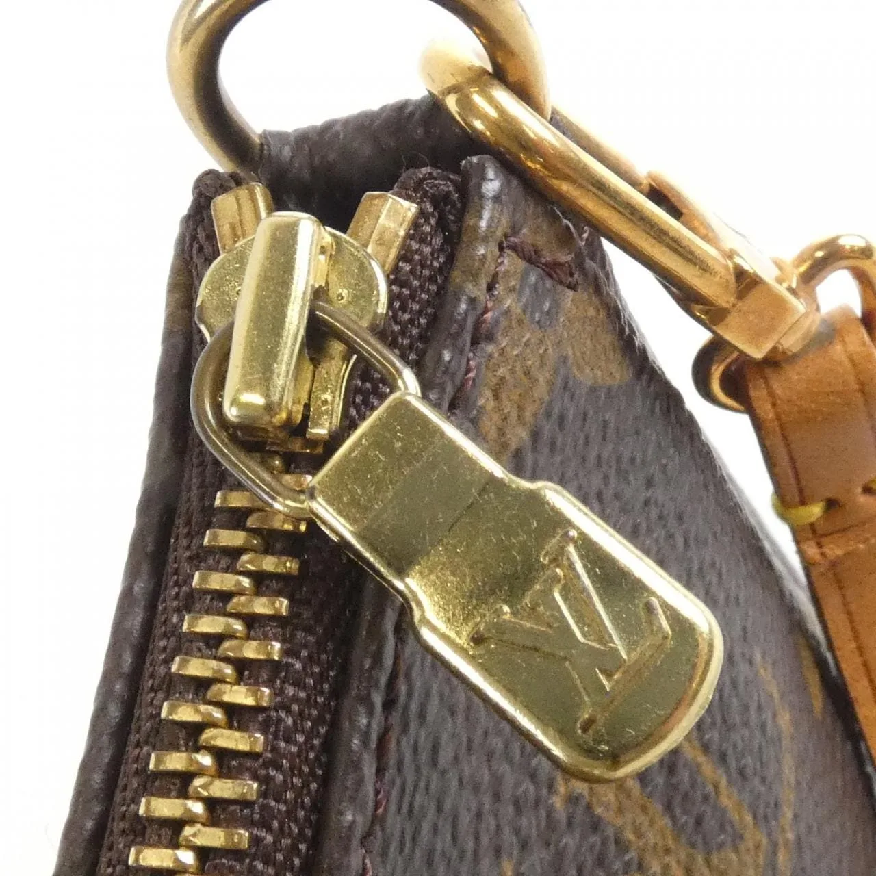 LOUIS VUITTON Pochette M51980 Pochette Monogram Black Monogram Rank B - Thumbnail 3