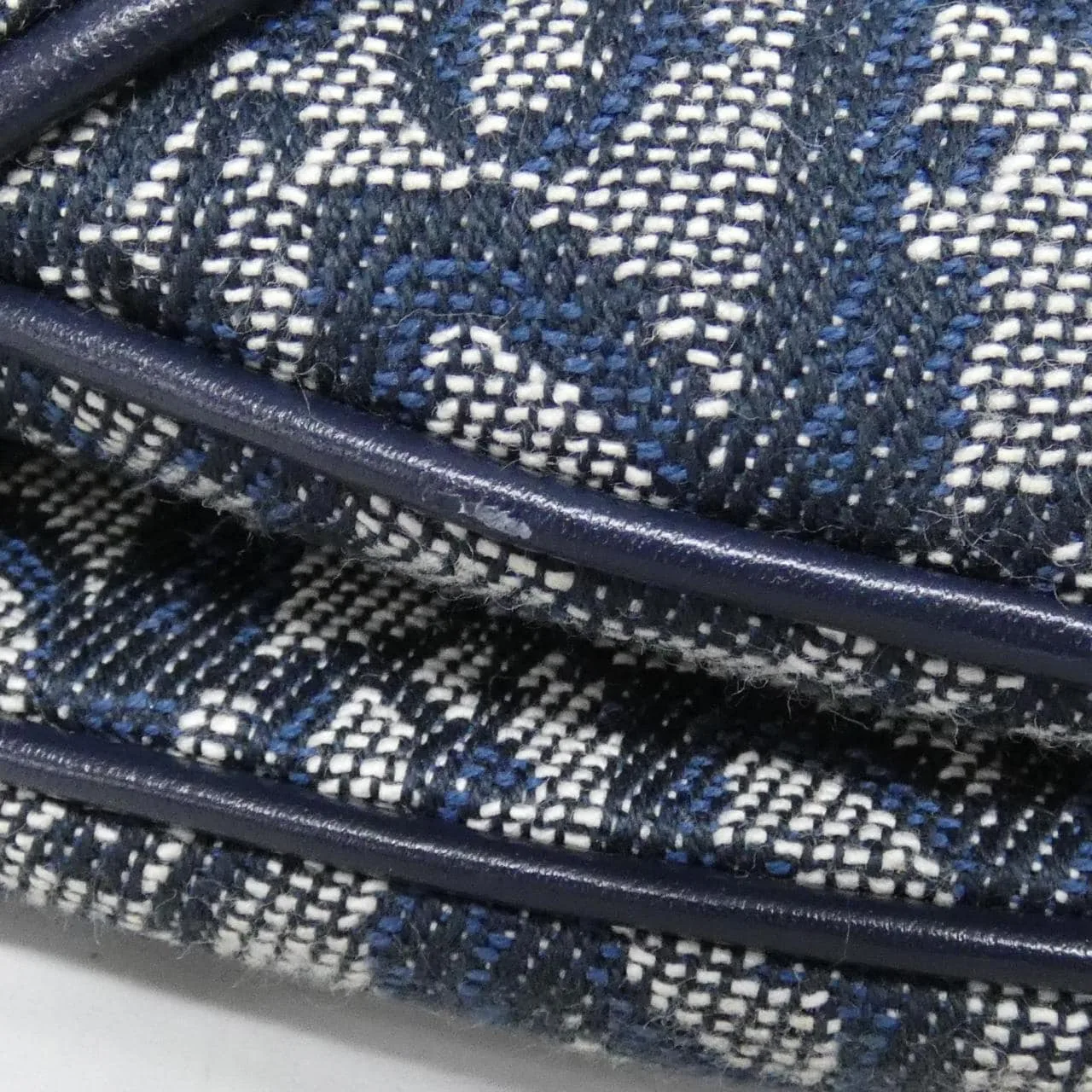 DIOR Shoulder Canvas Blue Canvas Rank A - Thumbnail 3