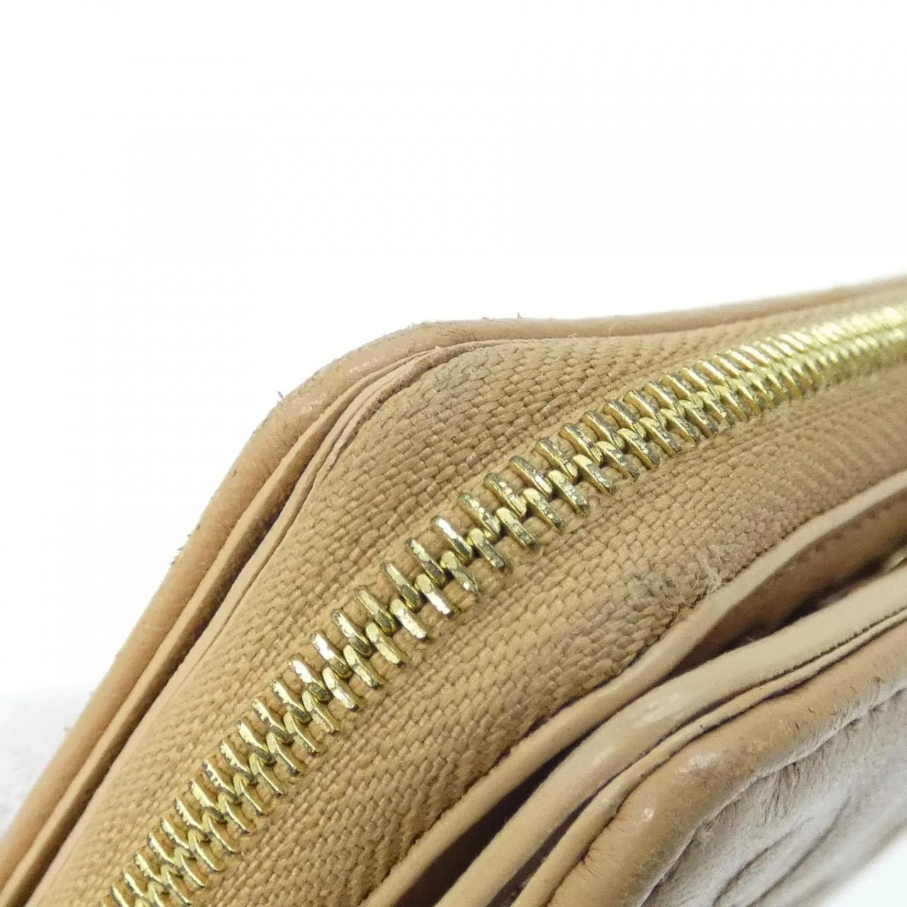 LOUIS VUITTON M81673 Wallet Lambskin 駝色 羊皮 中古品B - 縮圖 4