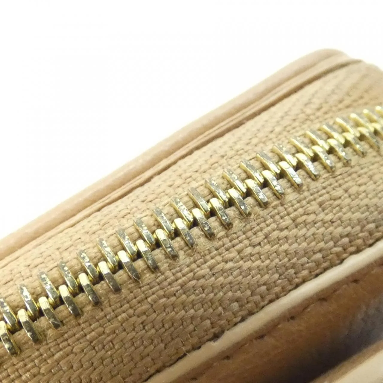 LOUIS VUITTON M81673 Wallet Lambskin 駝色 羊皮 中古品B - 縮圖 5