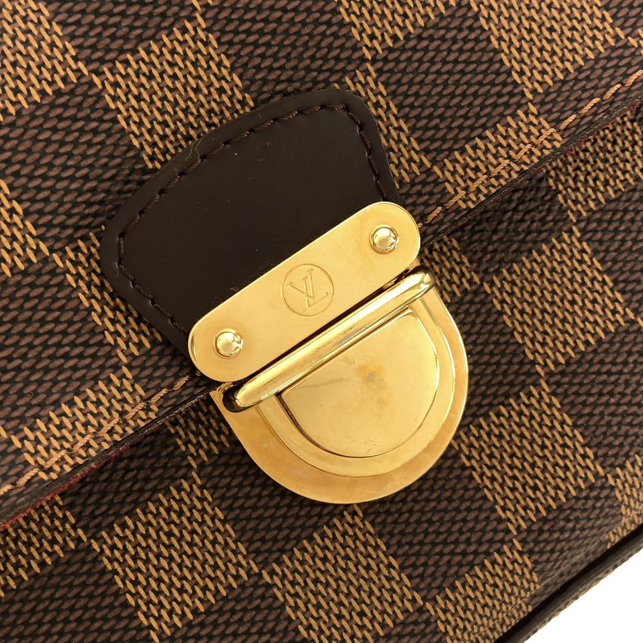 LOUIS VUITTON N60006 Shoulder Damier 黑色 Damier 中古品A - 縮圖 4