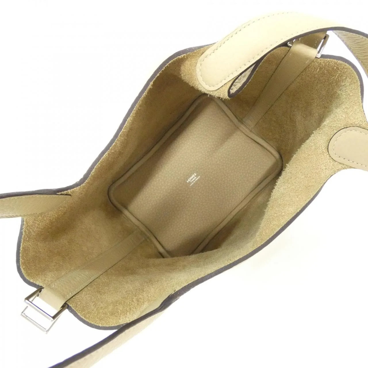 HERMES Picotin 056289CK Handbag Clemence Black Clemence Leather Rank A - Thumbnail 6