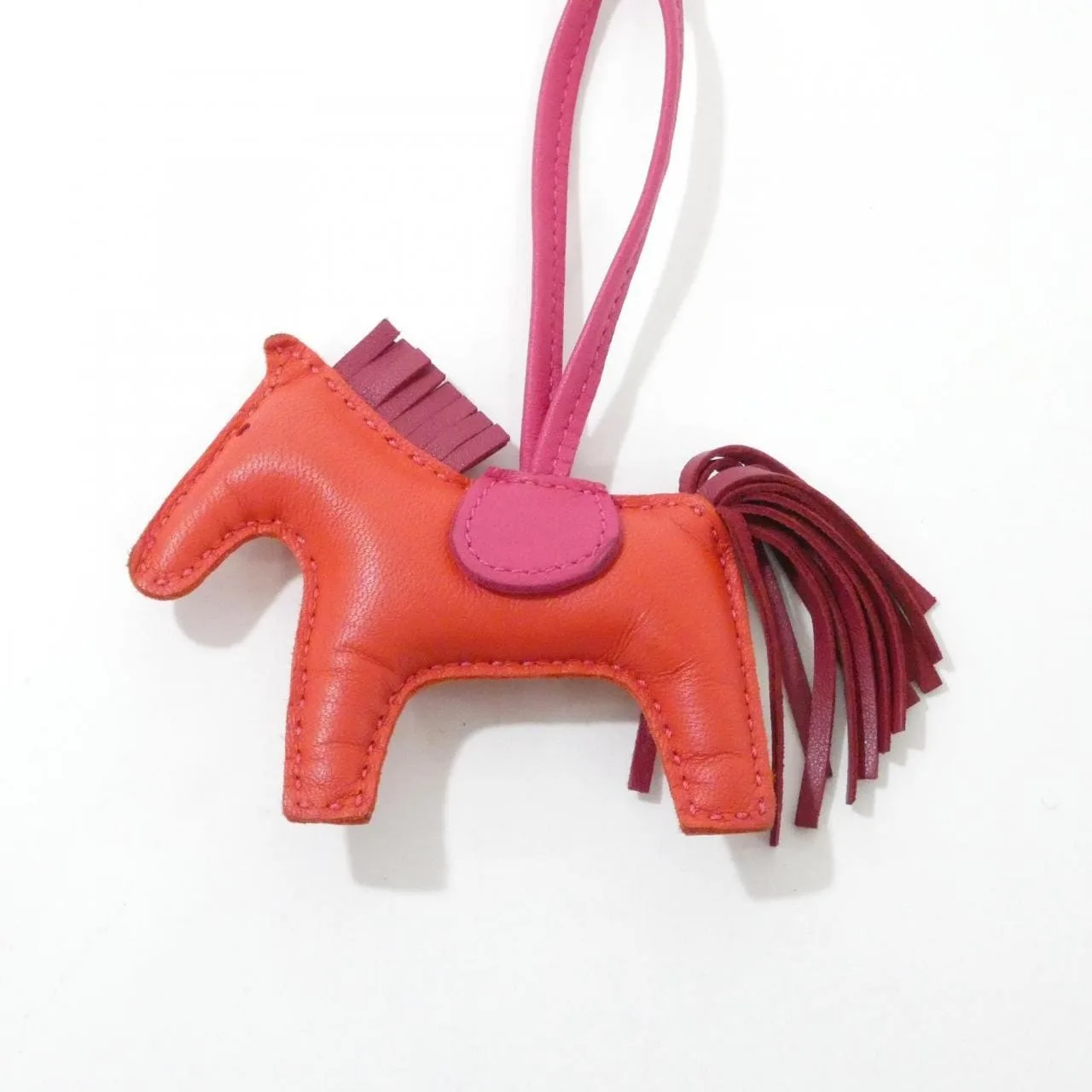 HERMES 064929CA Wallet Rouge Rank A - Thumbnail 2