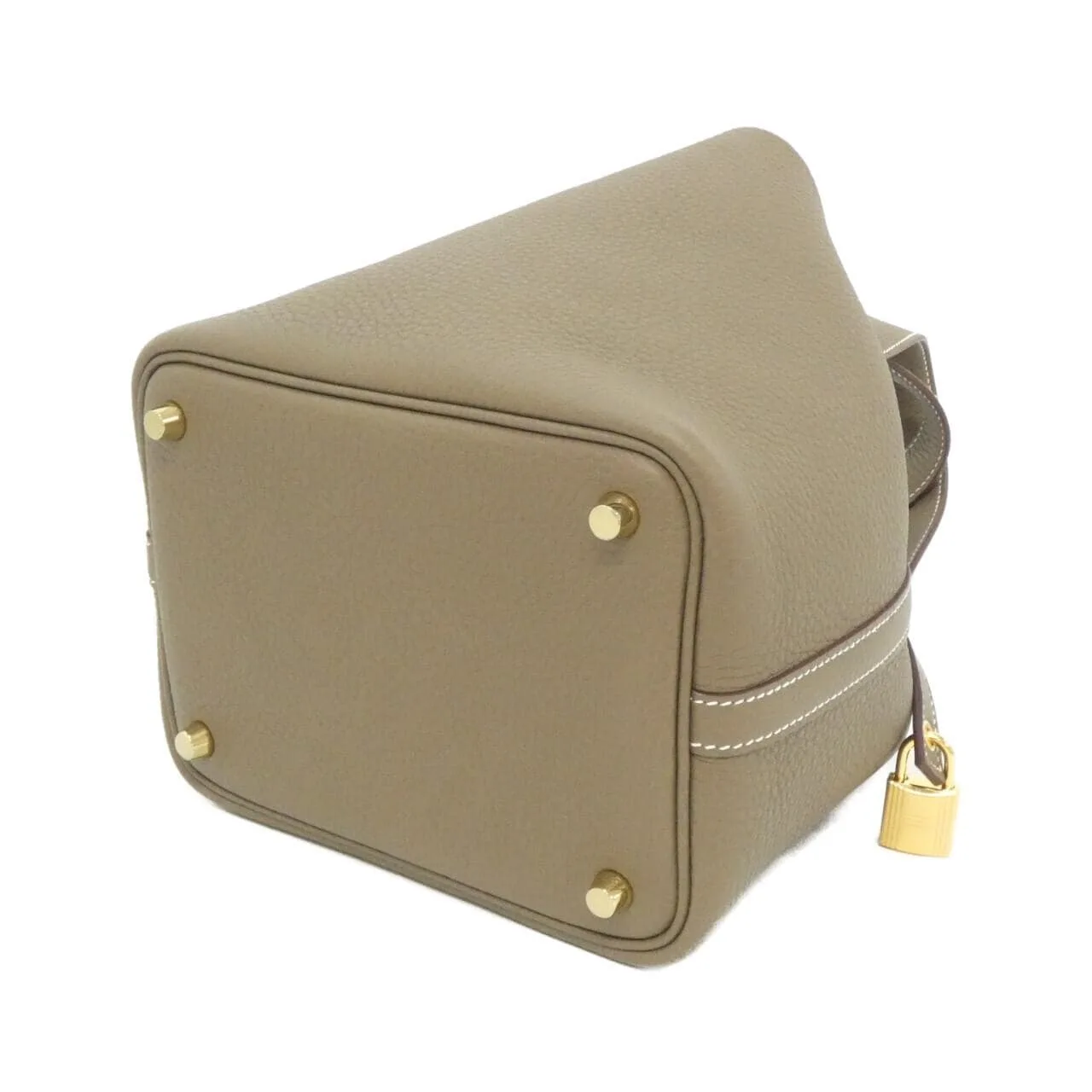 HERMES Picotin 056289CC Handbag Clemence Etoupe Clemence 皮 未使用品 - 縮圖 2