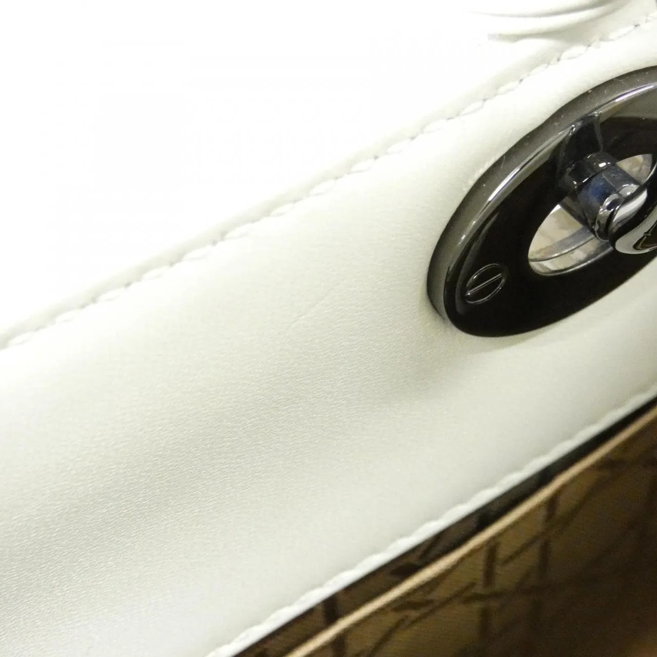 DIOR Lady Dior M0538BCAL Handbag Lambskin 黑色 羊皮 中古品A - 縮圖 9
