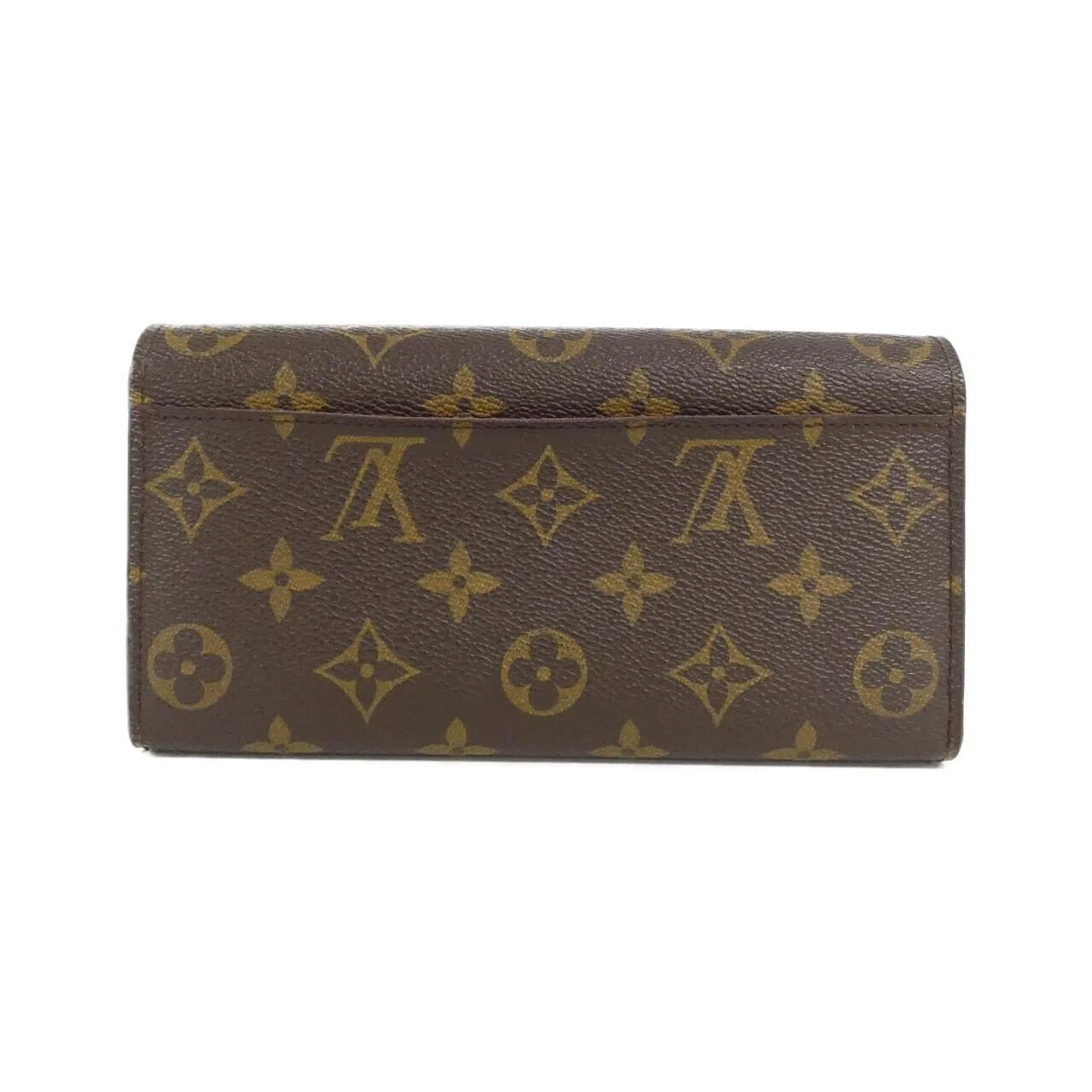 LOUIS VUITTON M60531 Wallet Monogram 黑色 Monogram 中古品B - 縮圖 2
