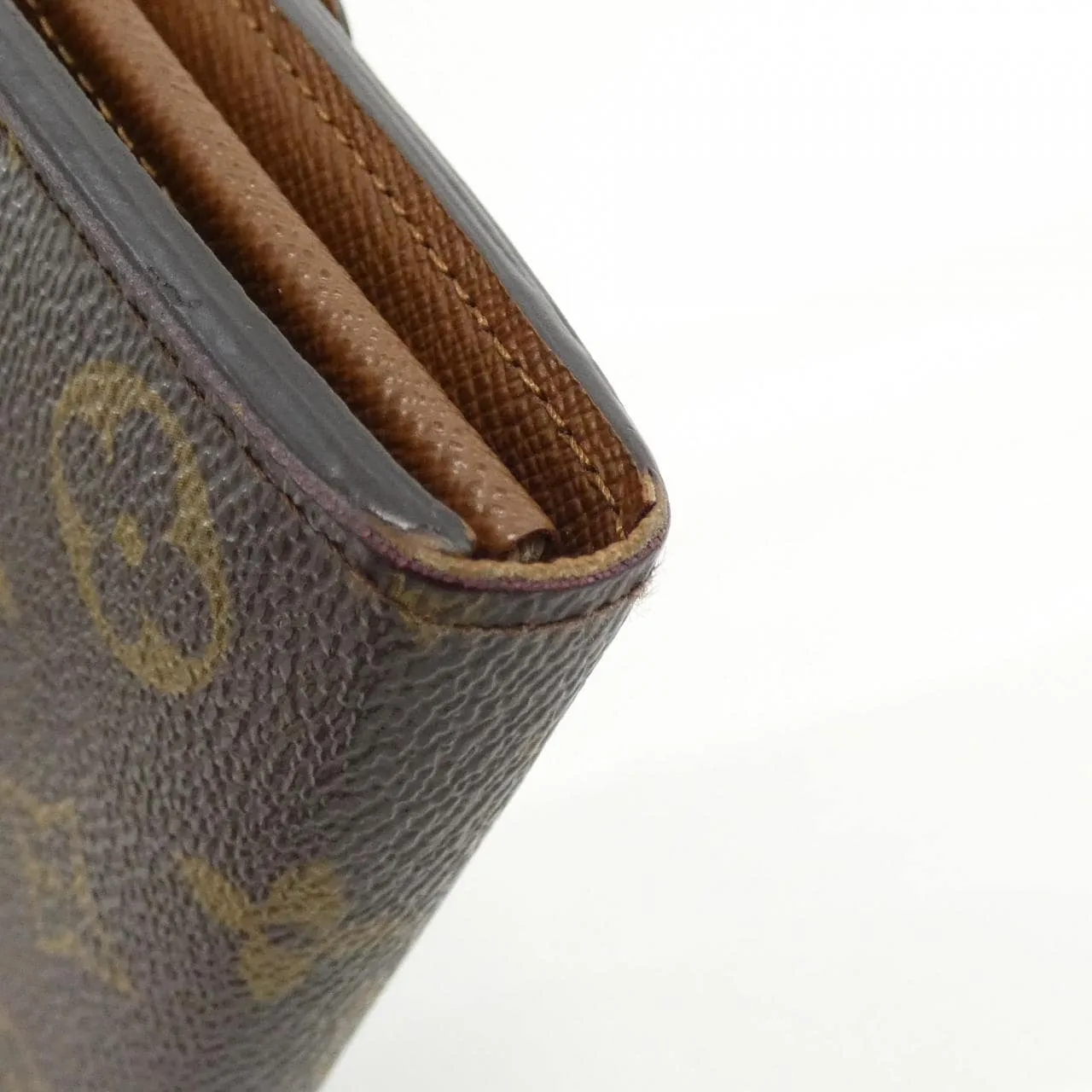 LOUIS VUITTON M60531 Wallet Monogram 黑色 Monogram 中古品B - 縮圖 3