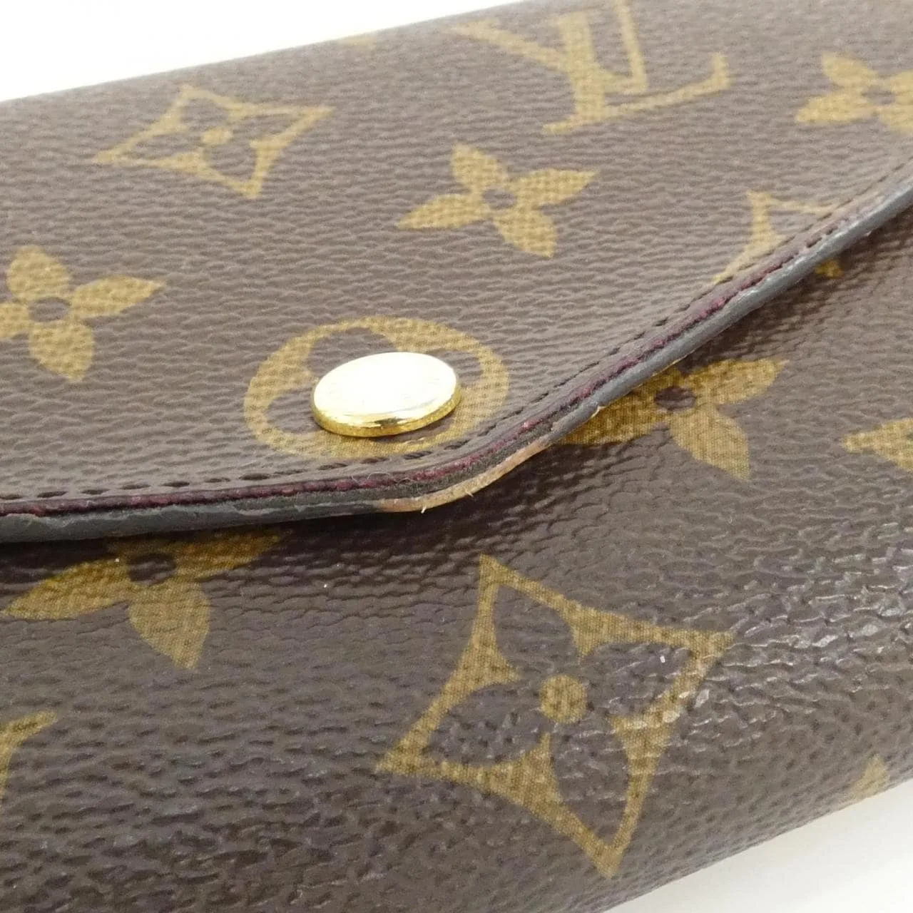 LOUIS VUITTON M60531 Wallet Monogram 黑色 Monogram 中古品B - 縮圖 4