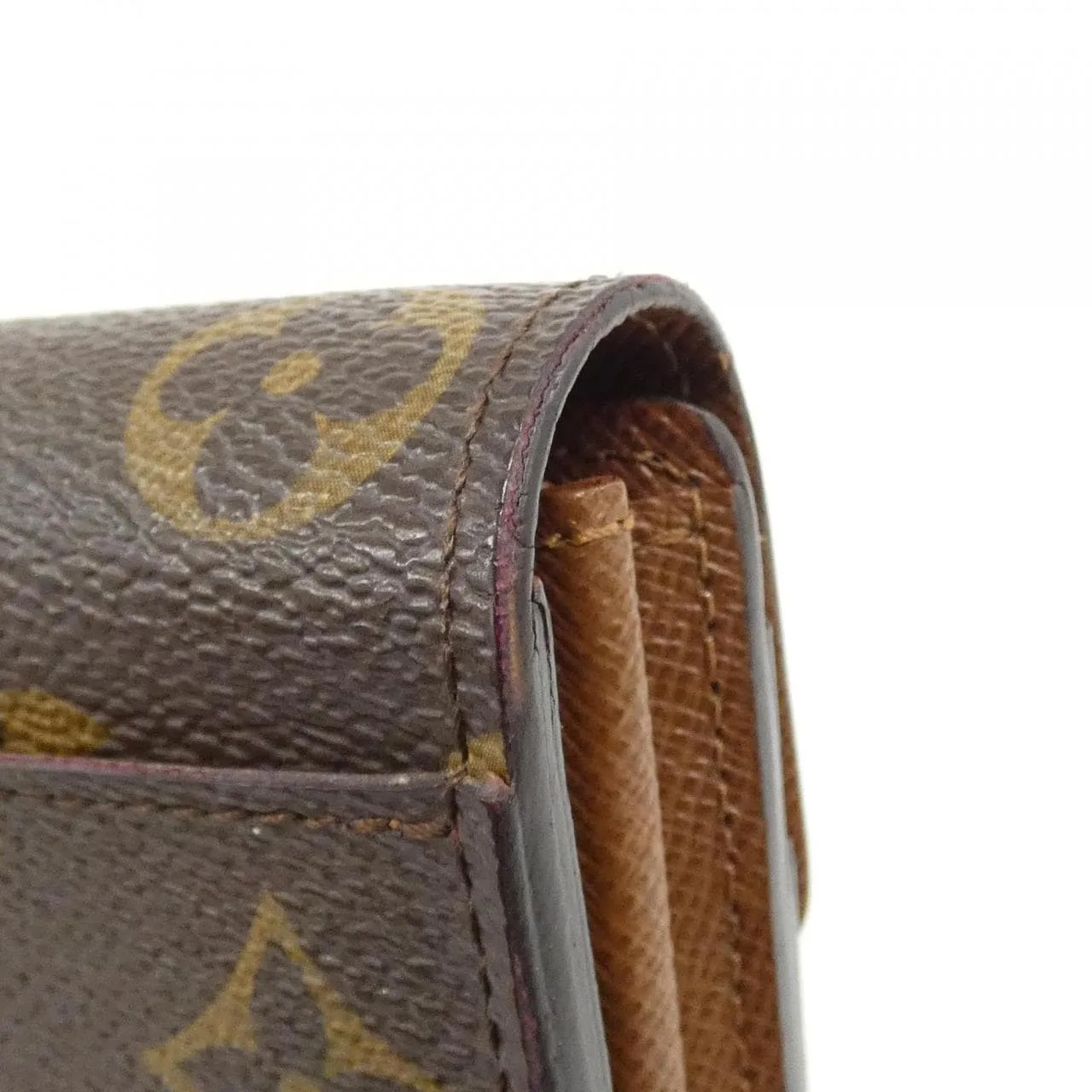 LOUIS VUITTON M60531 Wallet Monogram 黑色 Monogram 中古品B - 縮圖 5