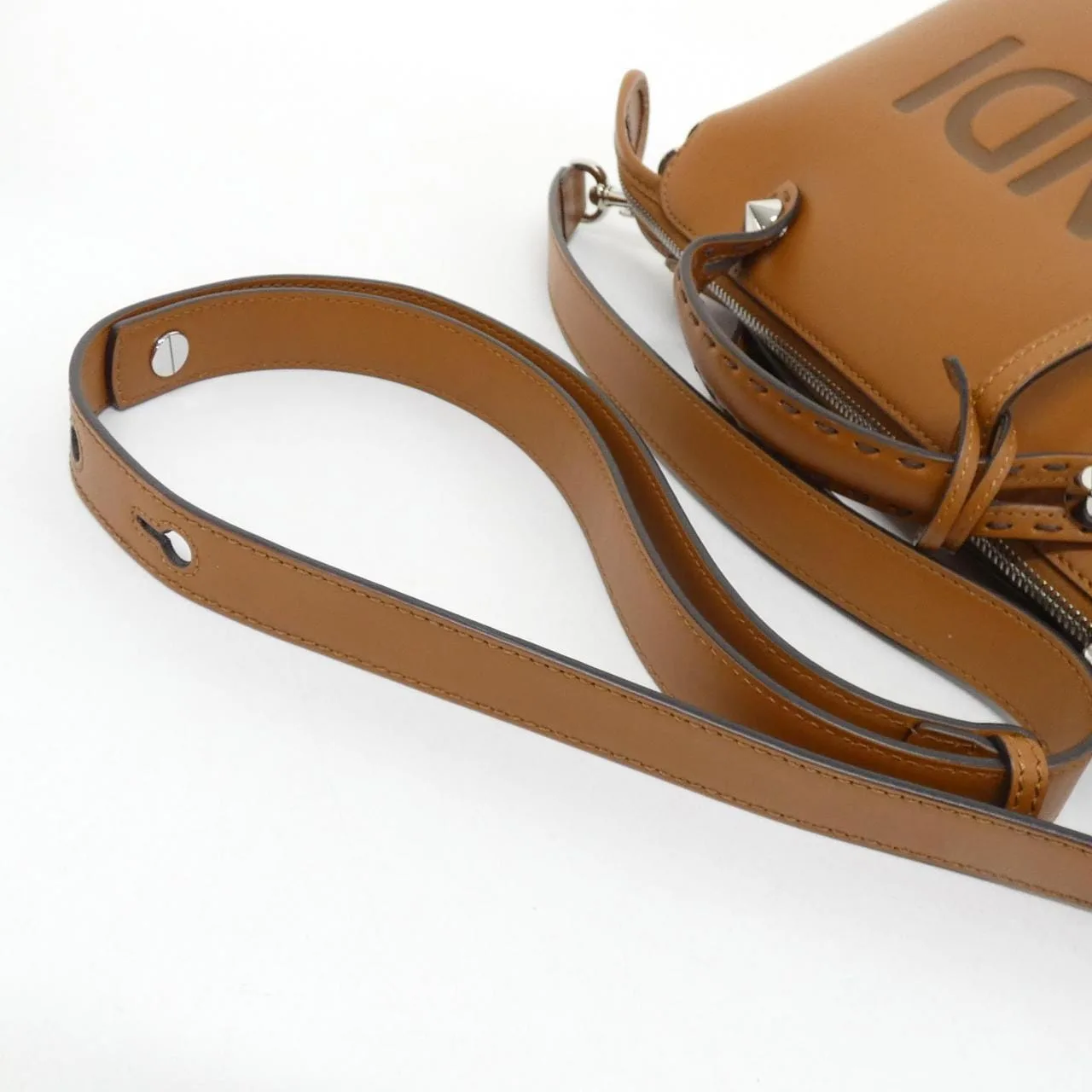 FENDI By The Way 8BL146 AC9L Handbag 黑色 中古品A - 縮圖 4