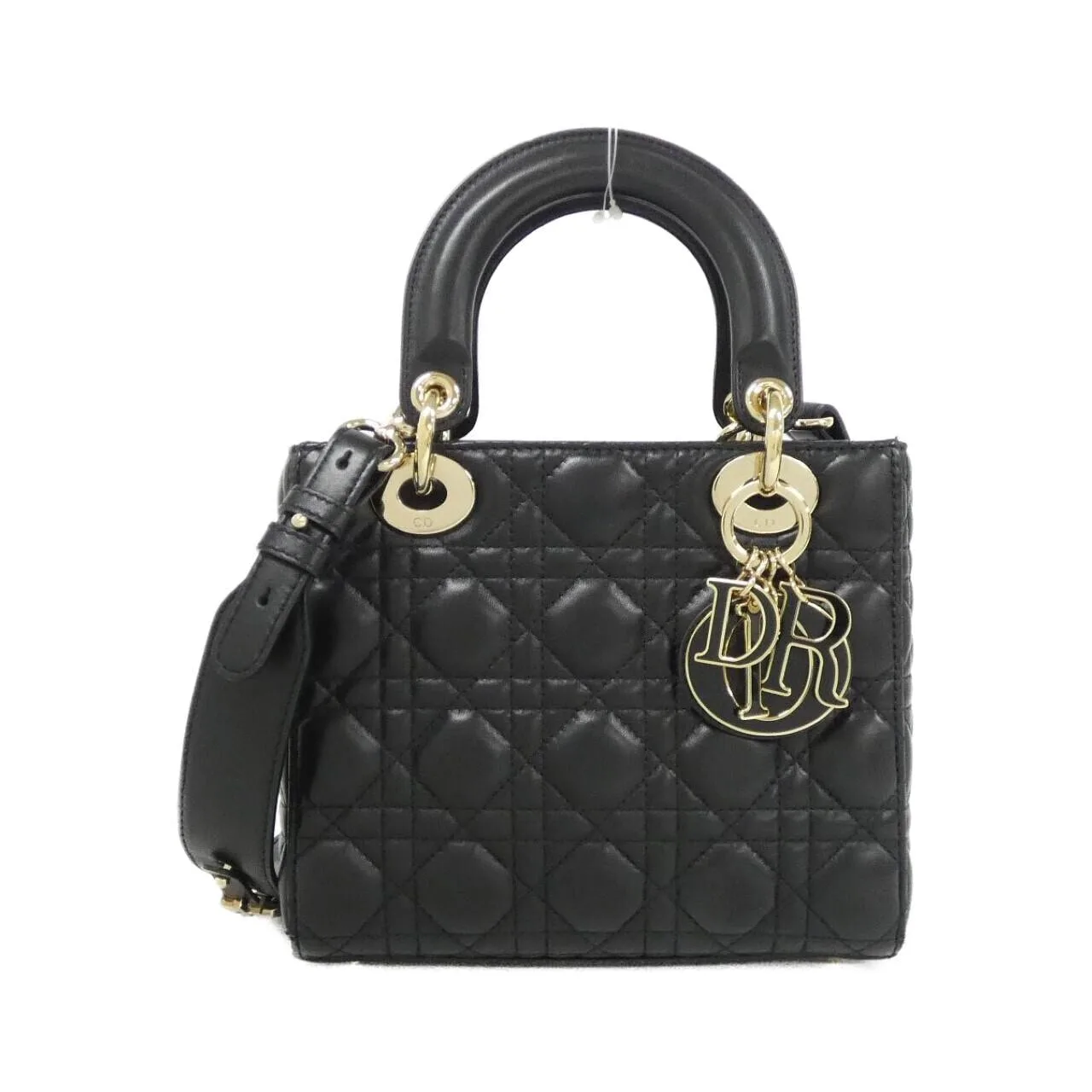 DIOR Lady Dior M0538OCEA Handbag Lambskin Black