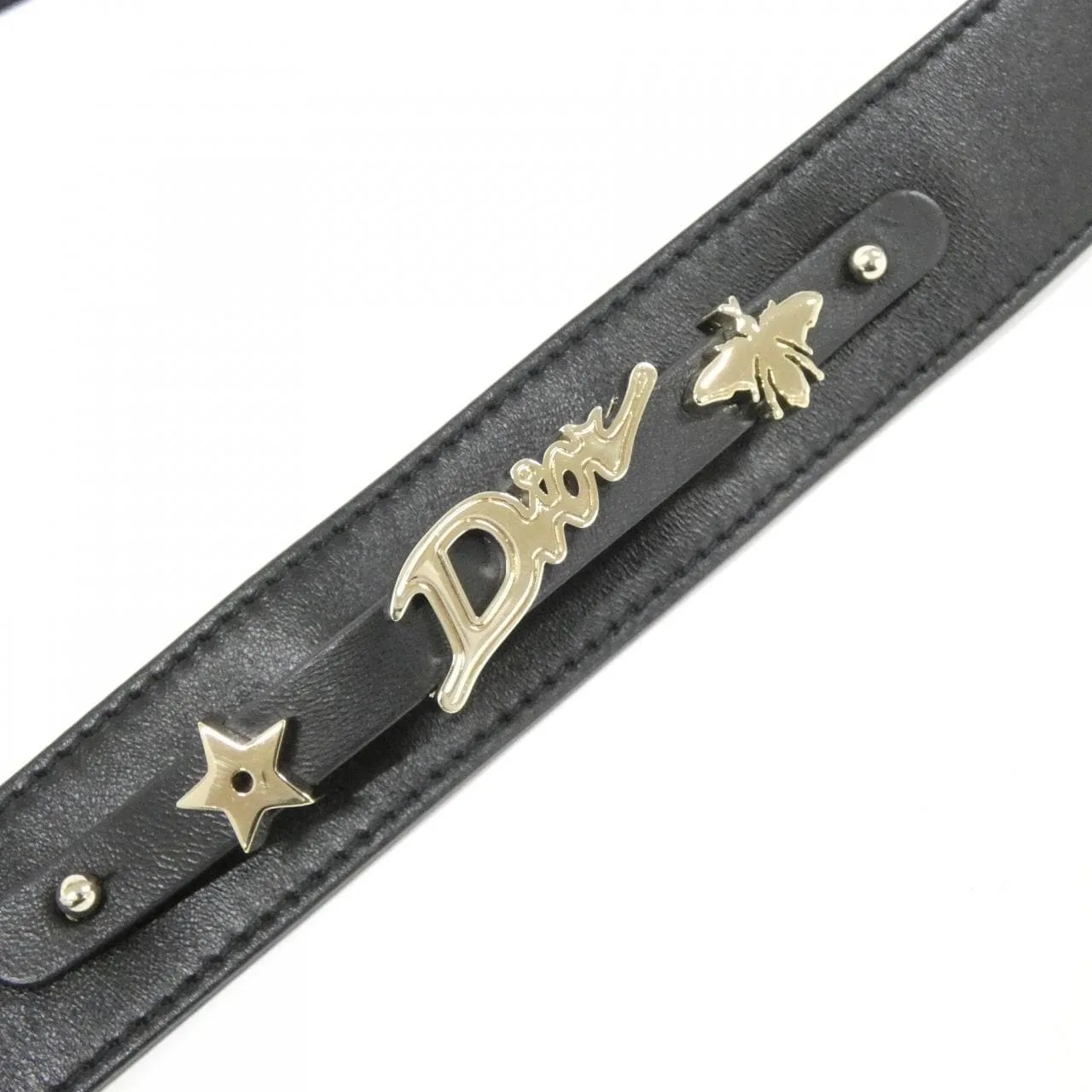 DIOR Lady Dior M0538OCEA Handbag Lambskin 黑色 羊皮 中古品A - 縮圖 6