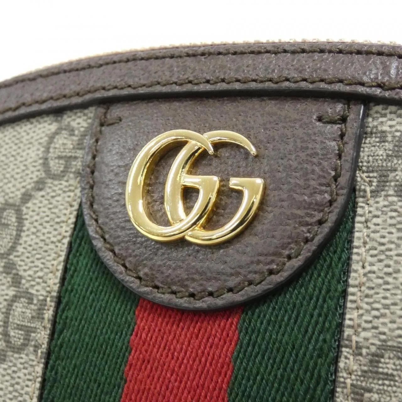 GUCCI 735395 K05NG 肩背包 帆布 米色 帆布 中古品A - 縮圖 4
