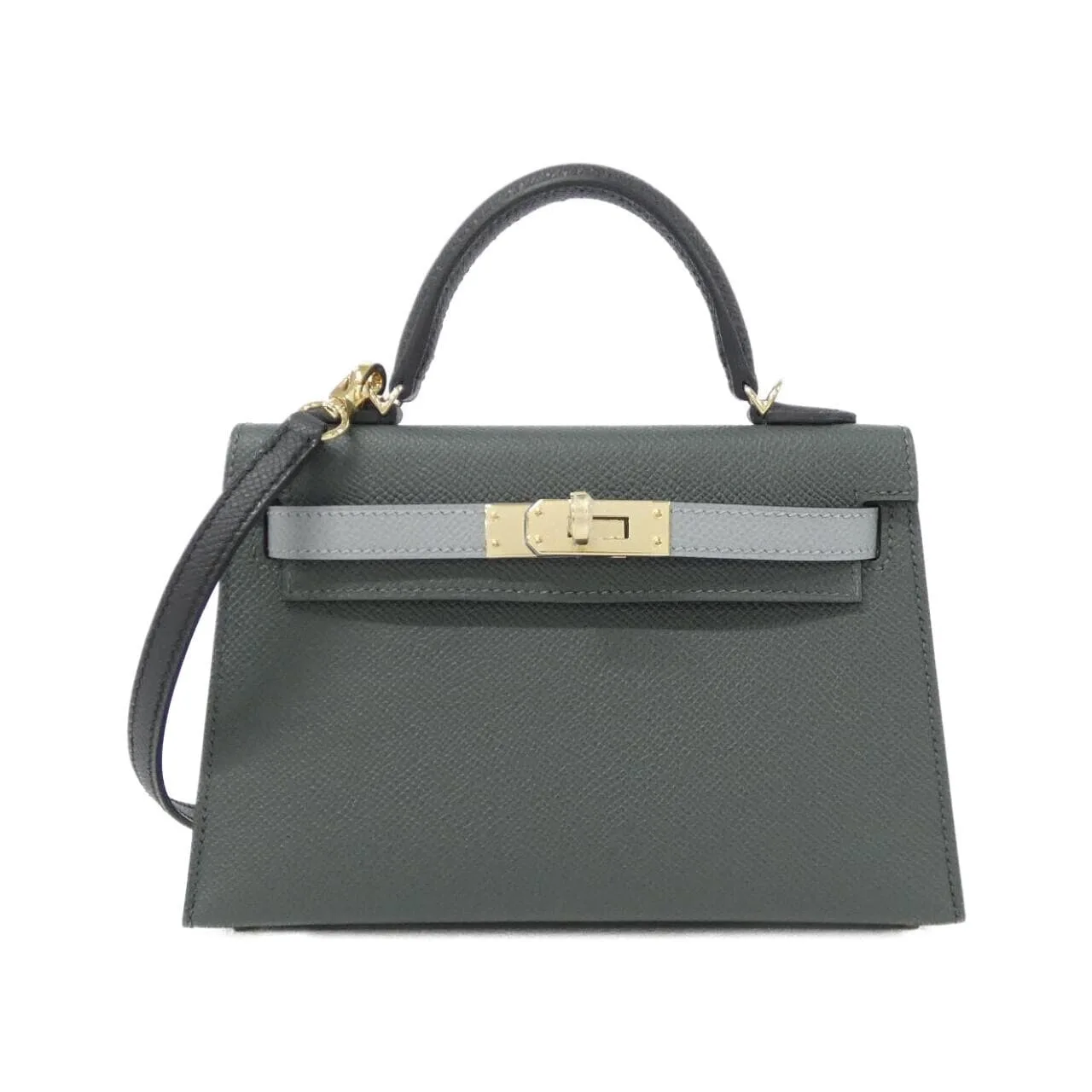 HERMES Kelly 084732CP Handbag Epsom Black