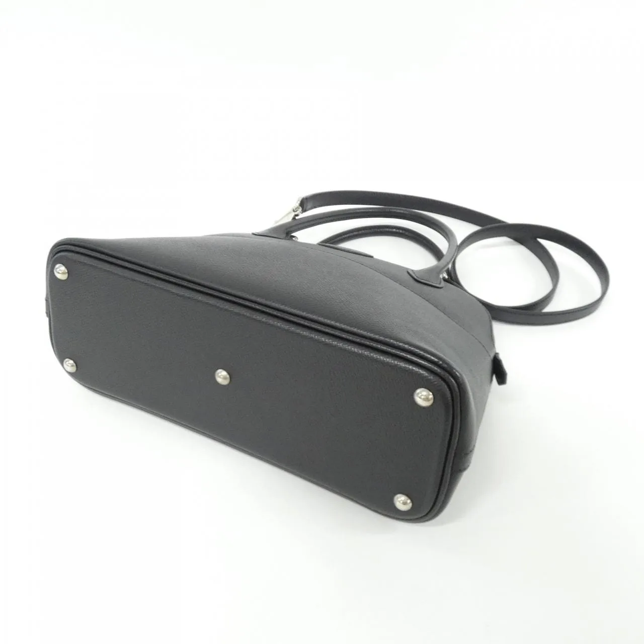 HERMES Bolide 041693CK Handbag Epsom Black Epsom Leather Rank A - Thumbnail 3