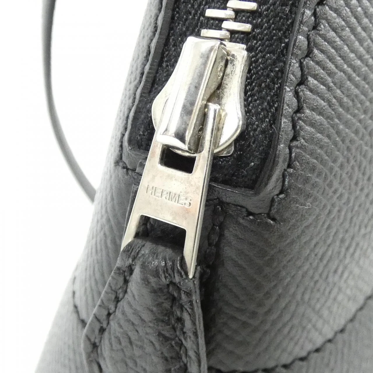 HERMES Bolide 041693CK Handbag Epsom Black Epsom Leather Rank A - Thumbnail 4