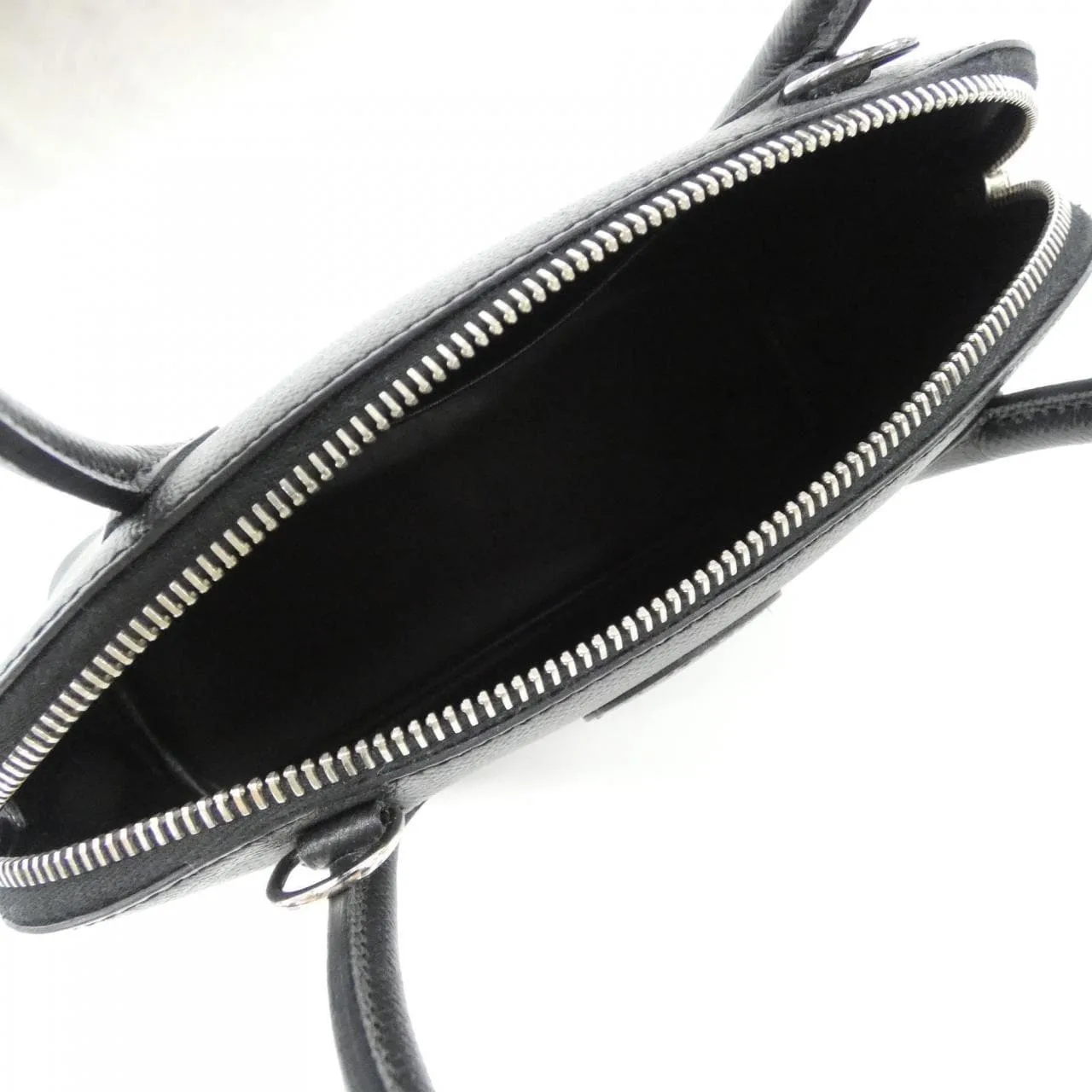 HERMES Bolide 041693CK Handbag Epsom Black Epsom Leather Rank A - Thumbnail 6