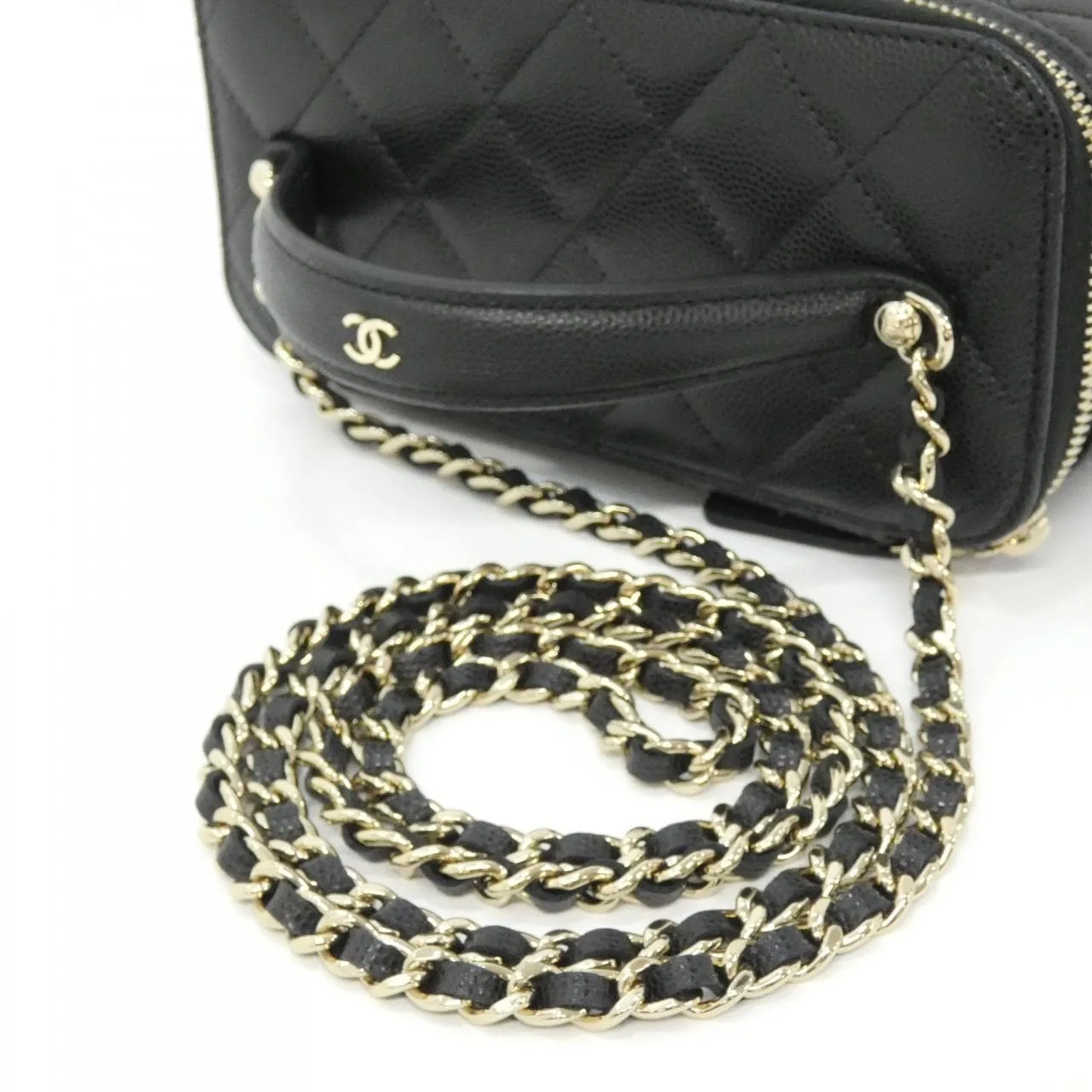 CHANEL AP4404 Handbag Grained Calfskin Black Grained Calfskin Rank A - Thumbnail 7