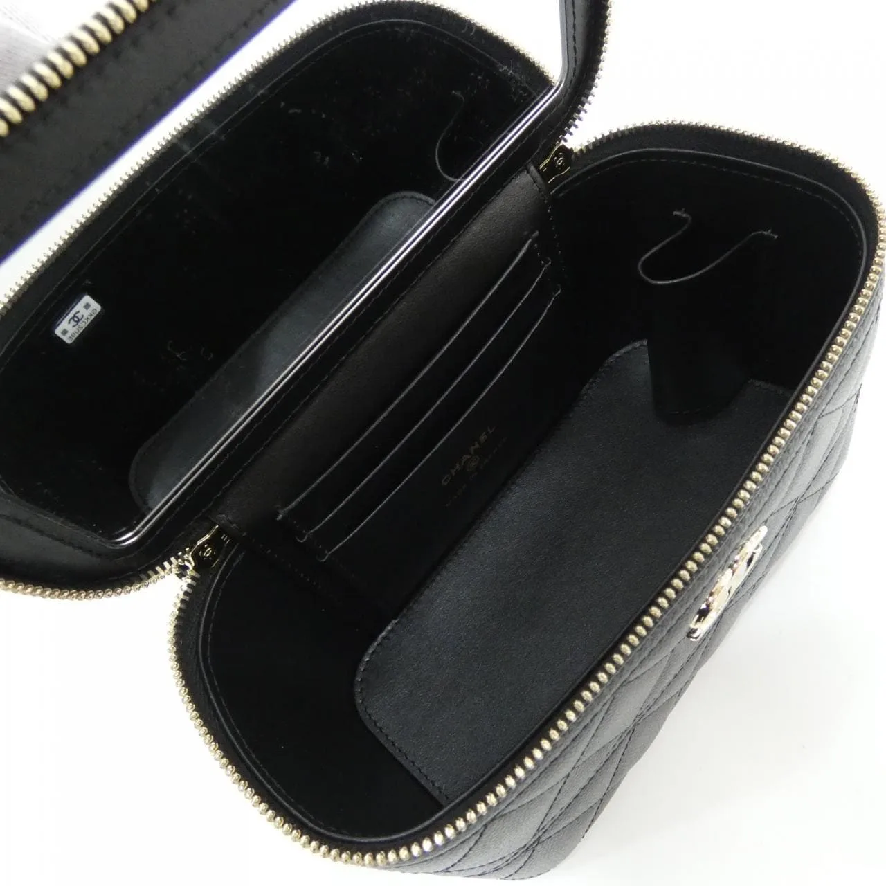 CHANEL AP4404 Handbag Grained Calfskin Black Grained Calfskin Rank A - Thumbnail 8