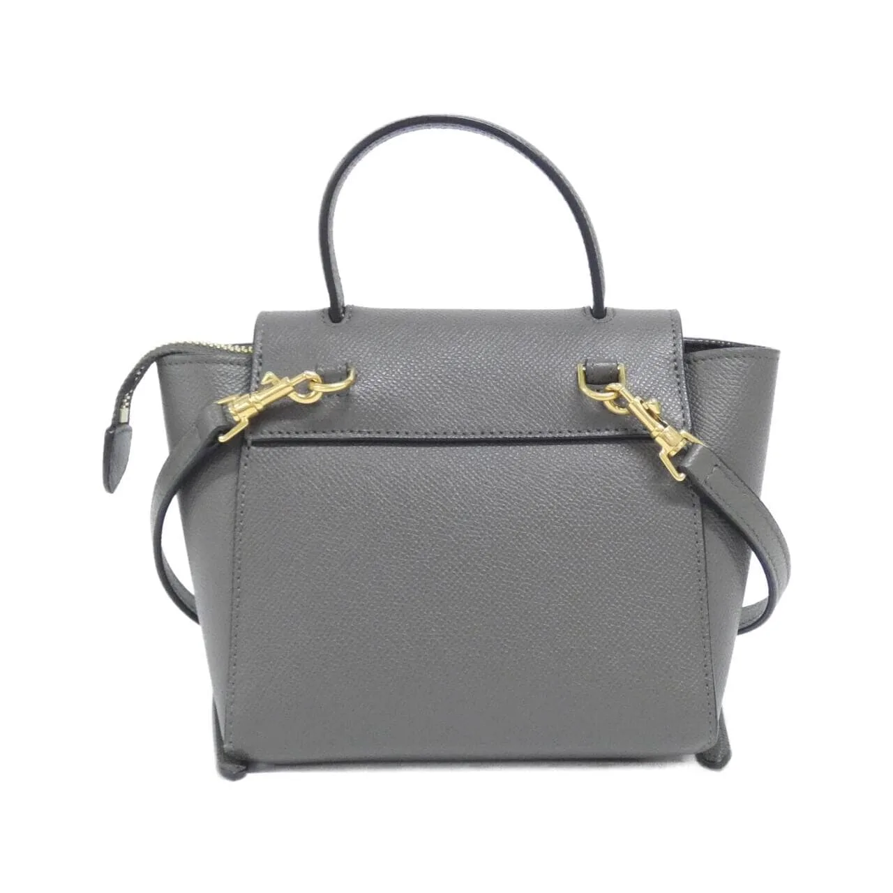 CELINE Triomphe 194263ZVA Handbag 黑色 中古品A - 縮圖 2