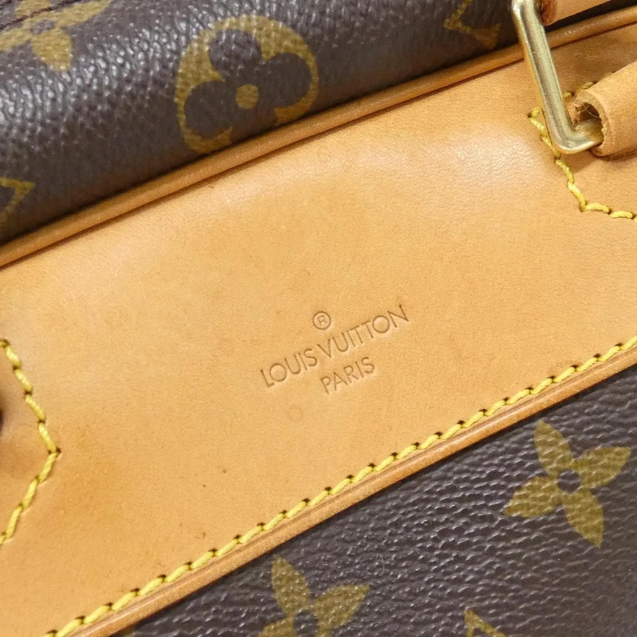 LOUIS VUITTON M47270 Handbag Monogram 黑色 Monogram 中古品B - 縮圖 4