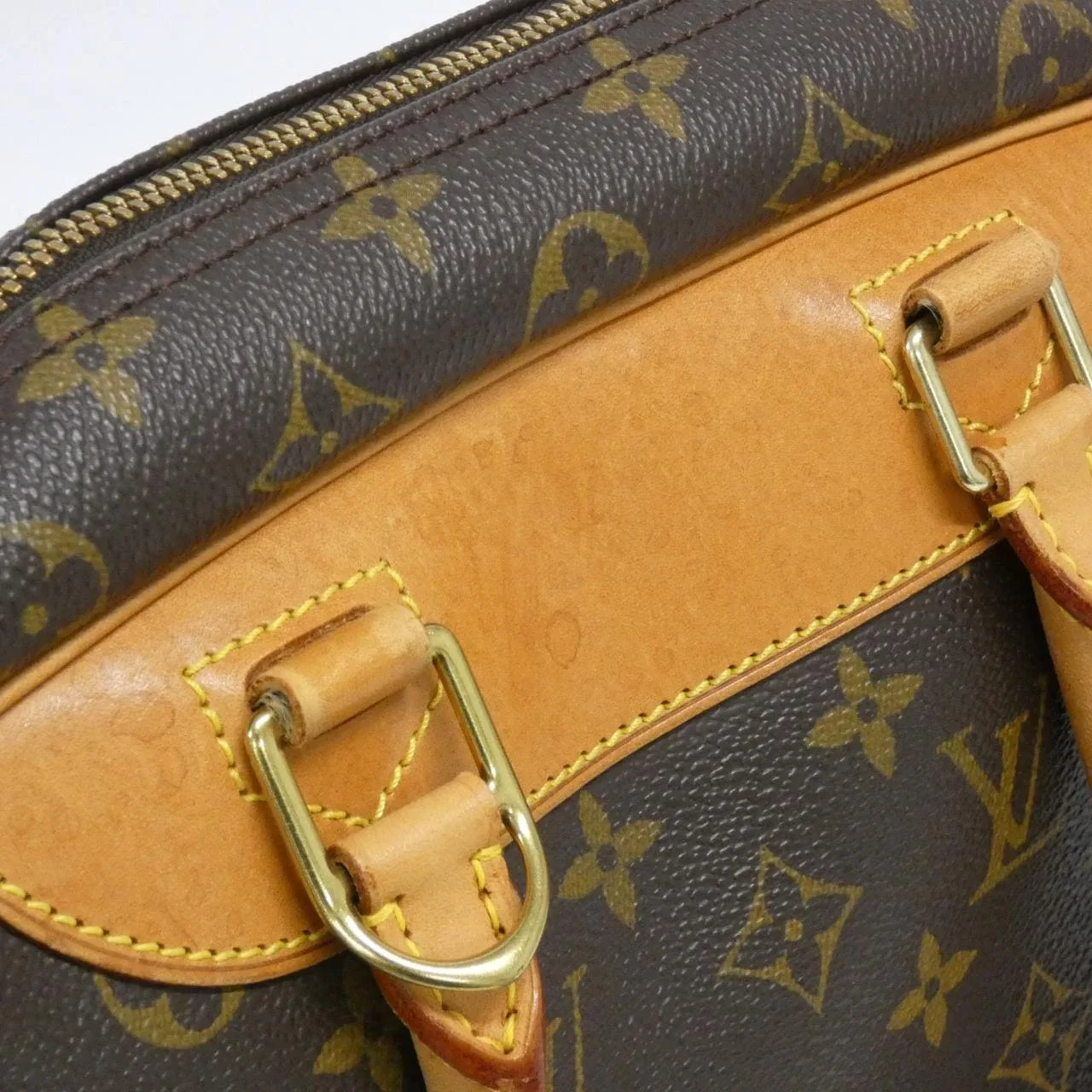 LOUIS VUITTON M47270 Handbag Monogram 黑色 Monogram 中古品B - 縮圖 5
