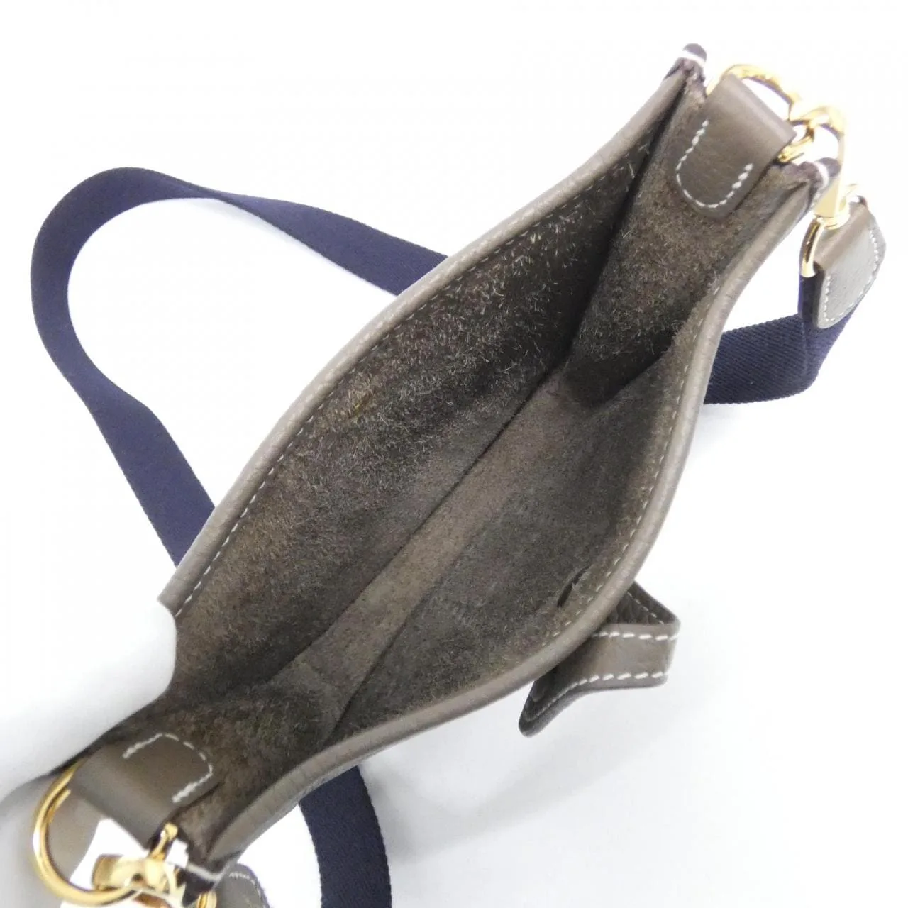 HERMES Evelyne 069426CC Shoulder Clemence Etoupe Clemence Leather Unused - Thumbnail 5