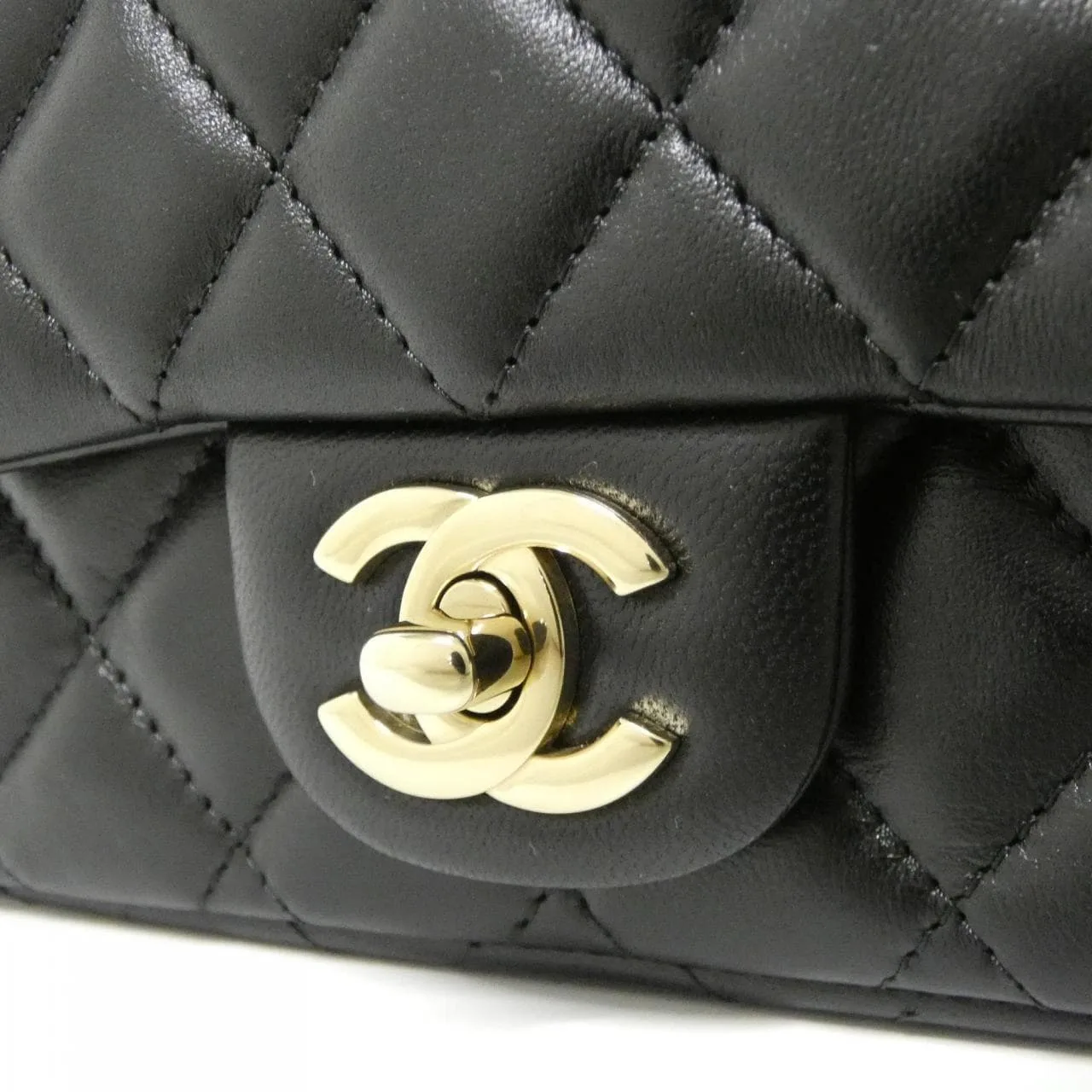 CHANEL AS5219 Shoulder Lambskin Black Lambskin Rank A - Thumbnail 4