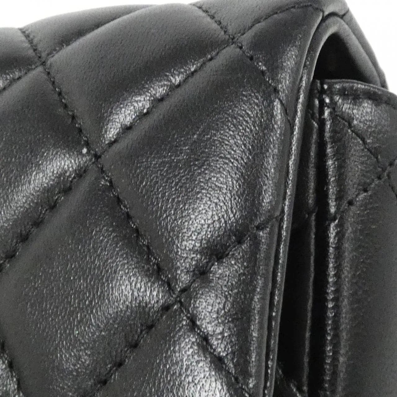 CHANEL AS5219 Shoulder Lambskin Black Lambskin Rank A - Thumbnail 6