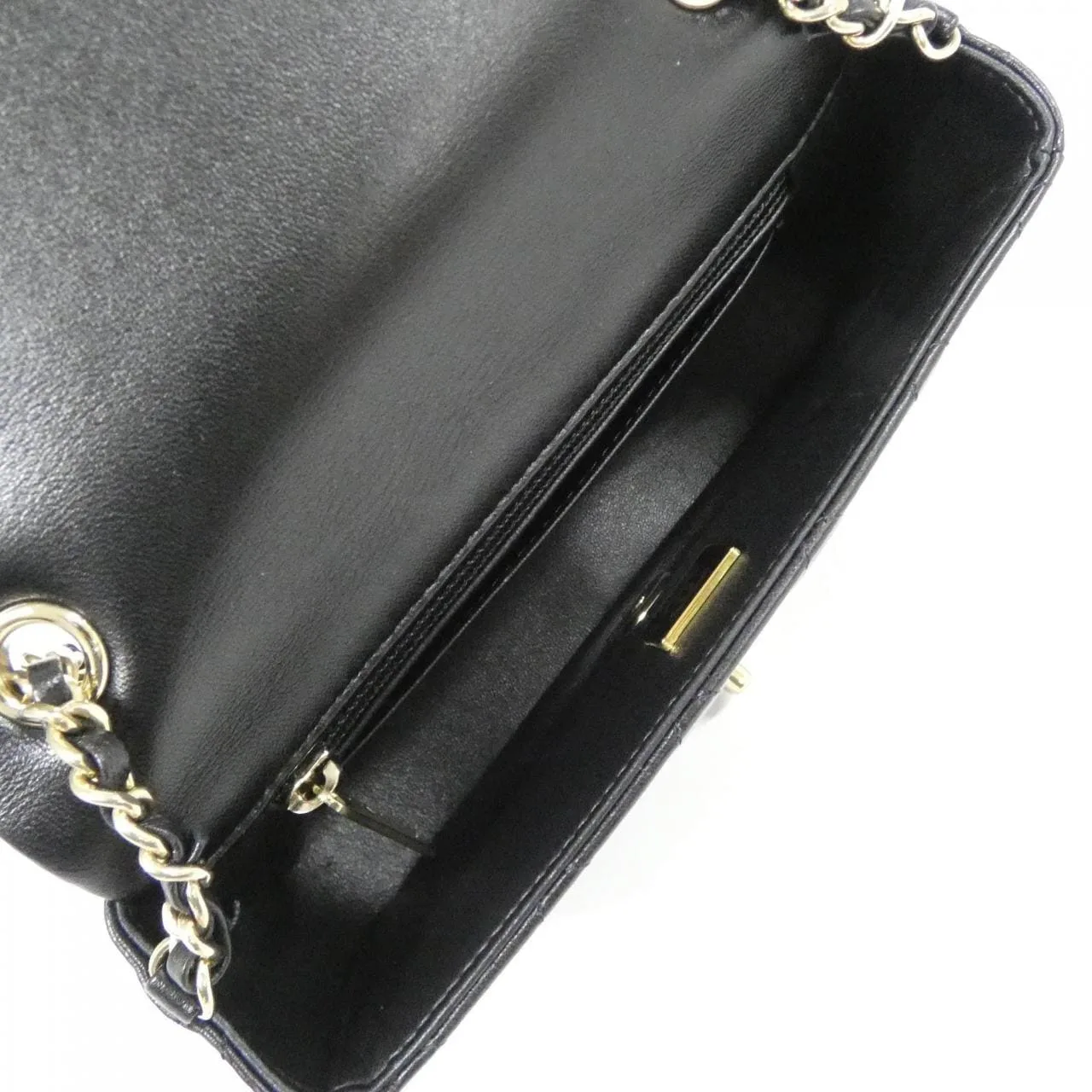 CHANEL AS5219 Shoulder Lambskin Black Lambskin Rank A - Thumbnail 10