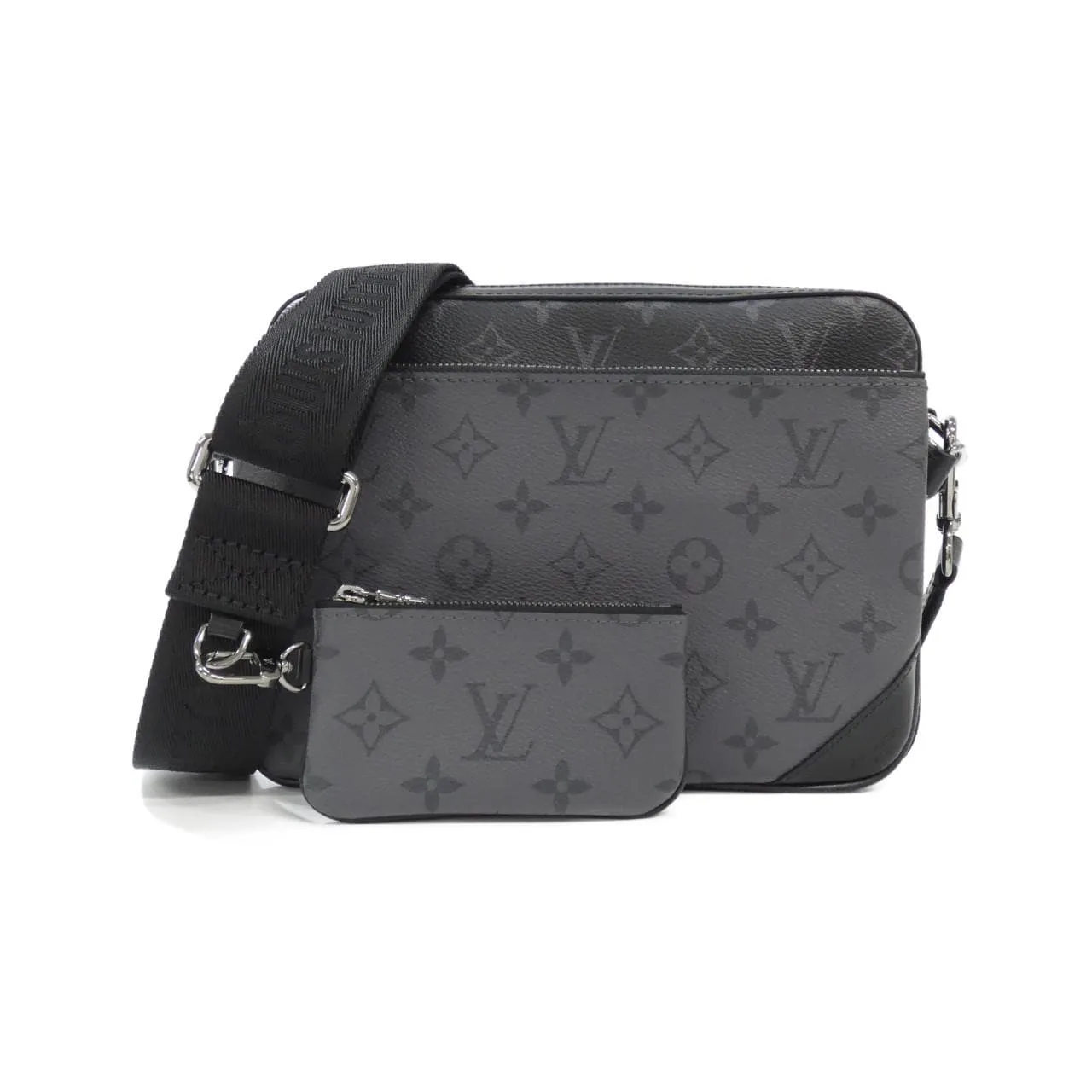 LOUIS VUITTON Eclipse M69443 Shoulder Monogram Black