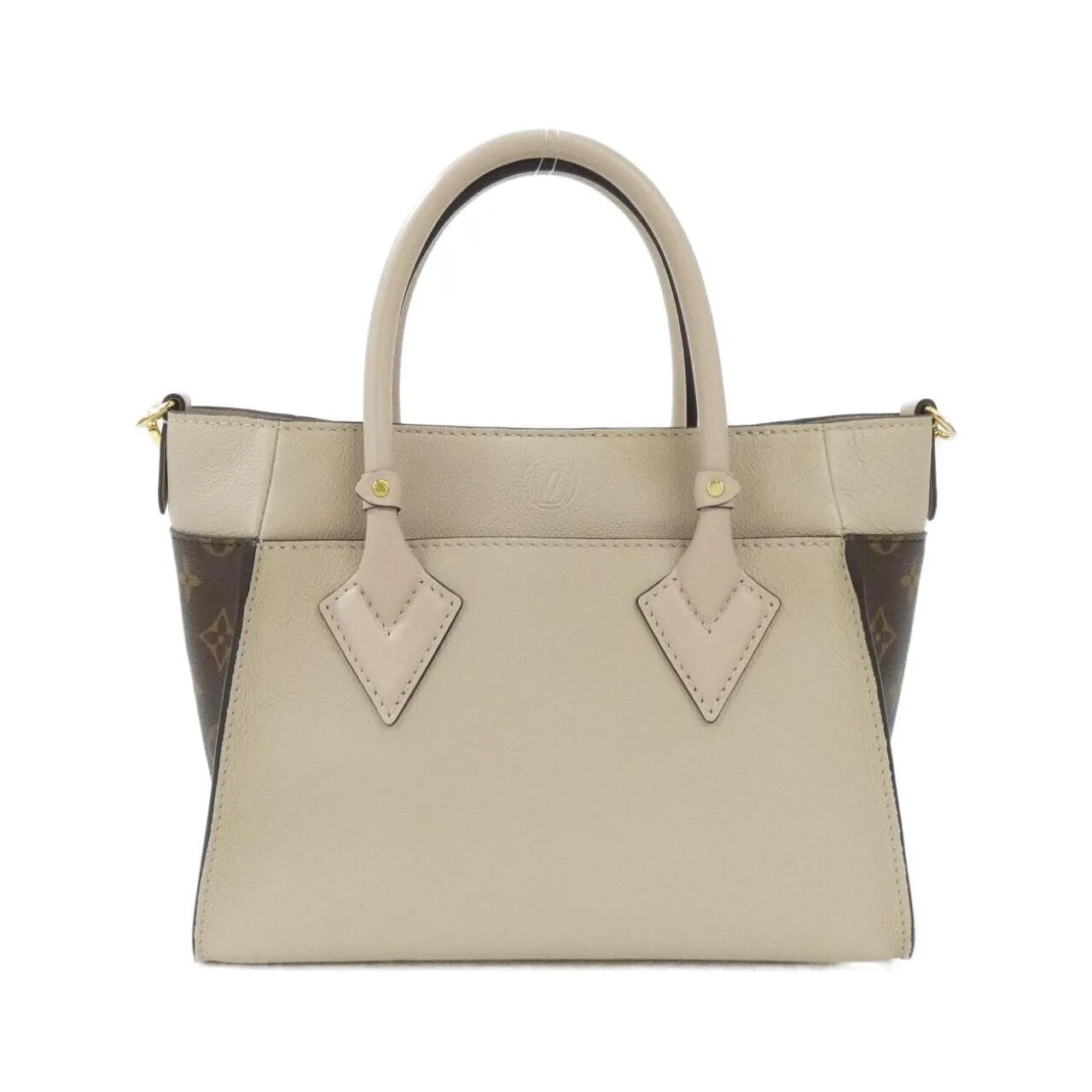 LOUIS VUITTON M57729 Handbag Canvas 灰色 帆布 中古品A - 縮圖 2