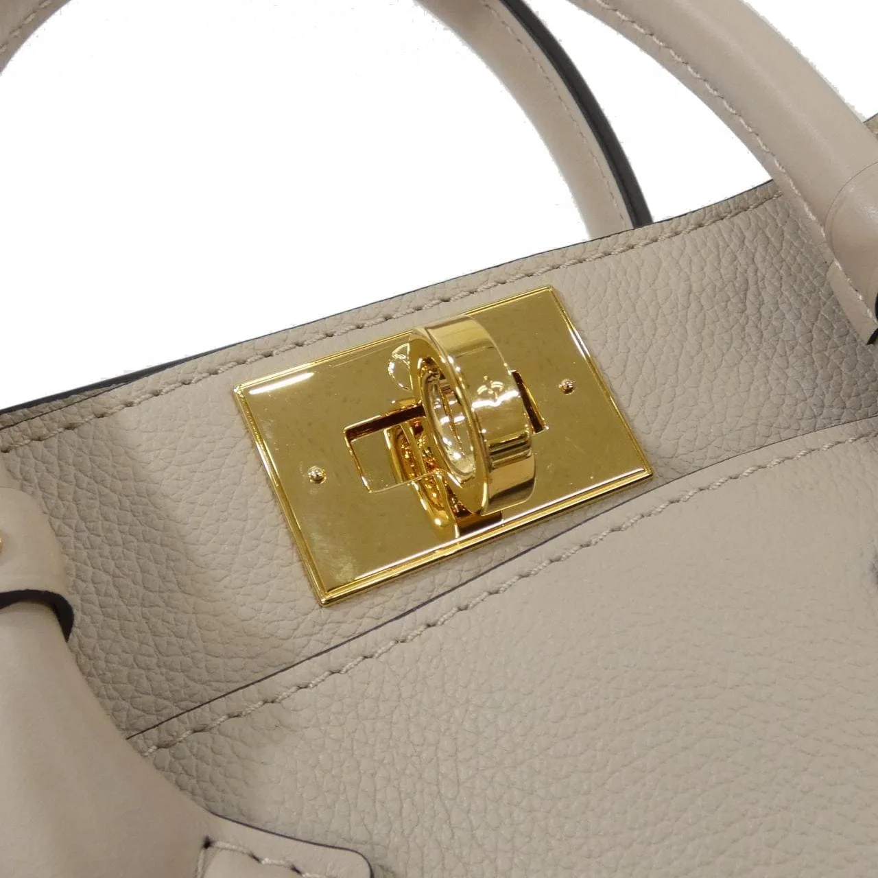 LOUIS VUITTON M57729 Handbag Canvas 灰色 帆布 中古品A - 縮圖 4