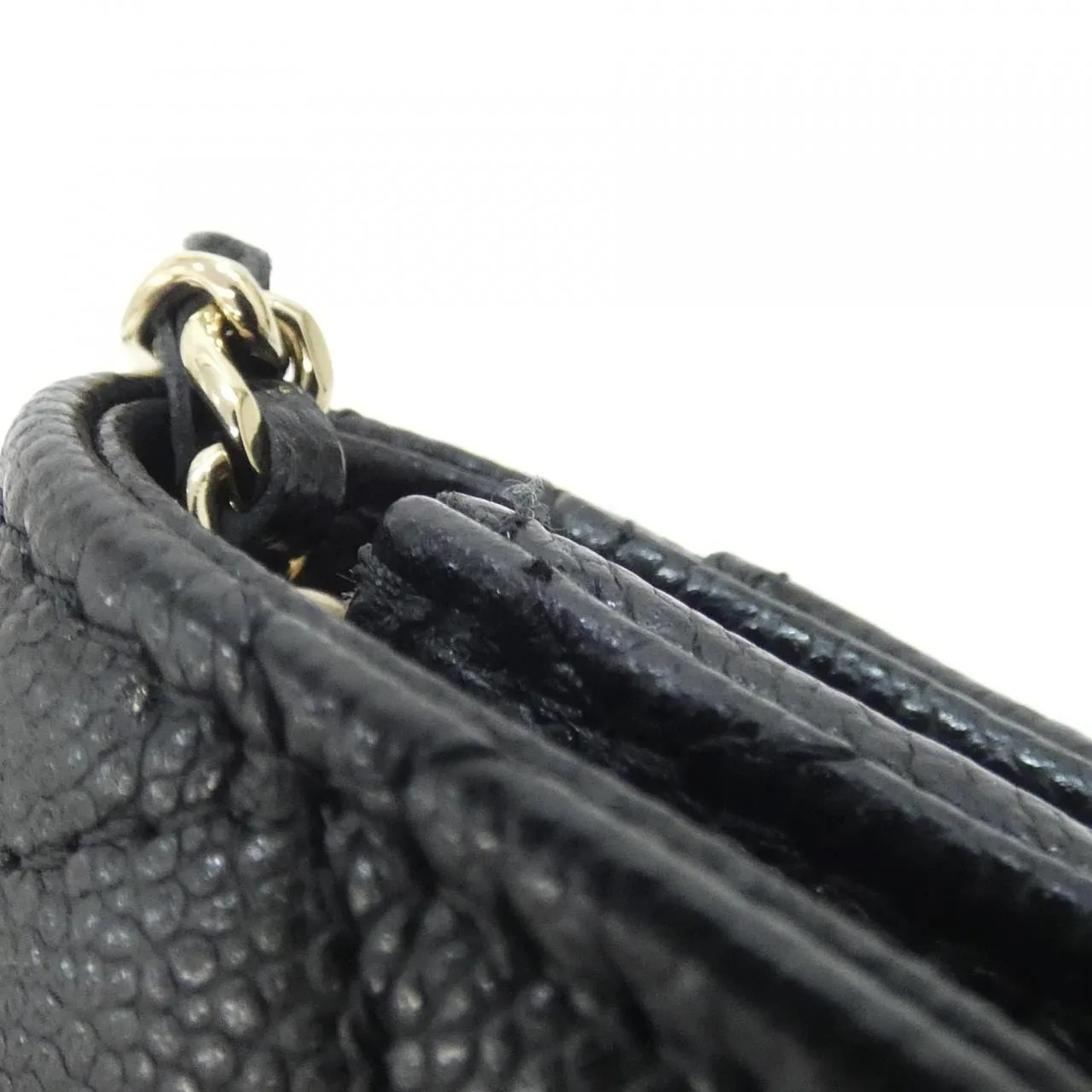 CHANEL Timeless Classic AP0238 Card Case Grained Calfskin 黑色 荔枝紋牛皮 中古品A - 縮圖 6