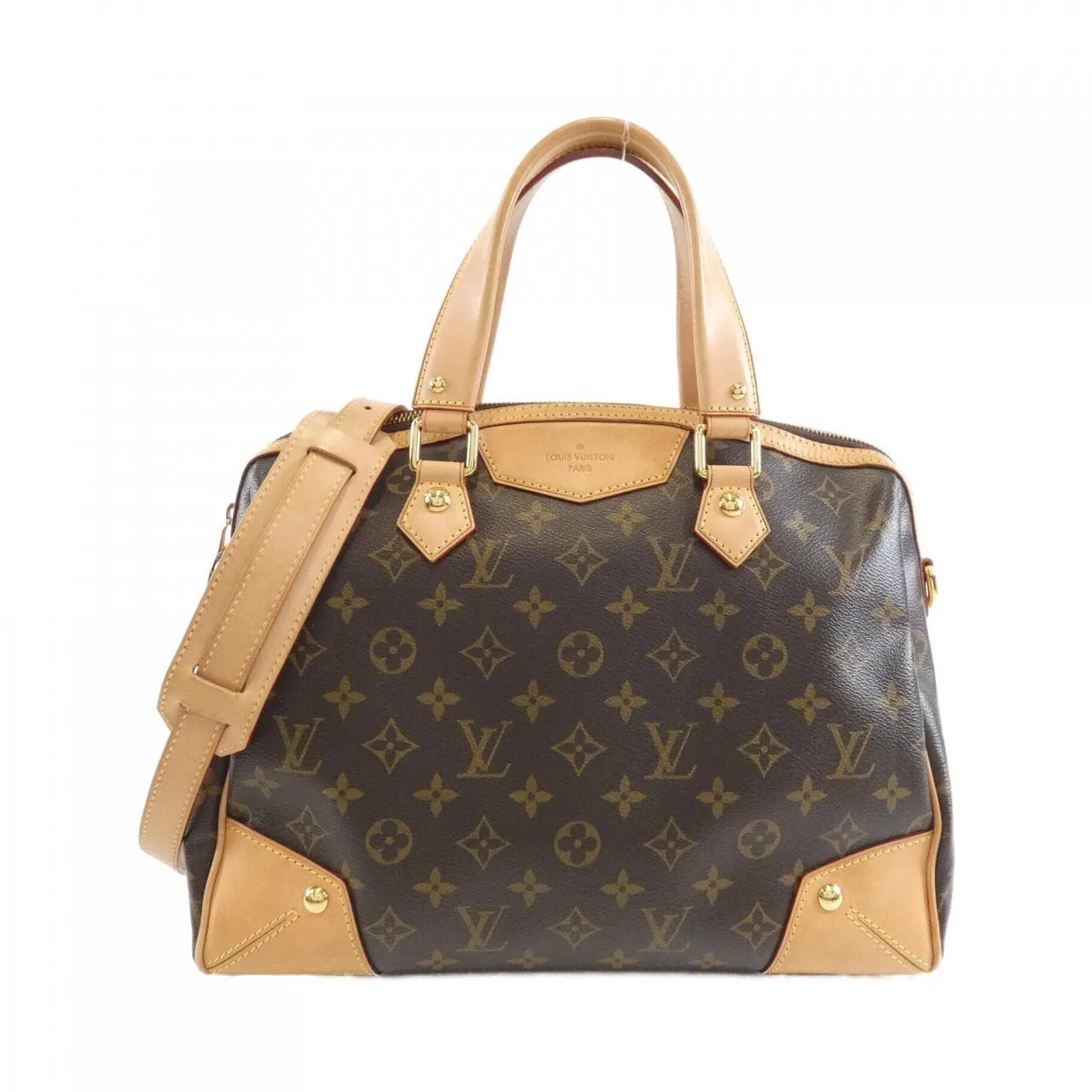 LOUIS VUITTON M40325 Handbag Monogram Black
