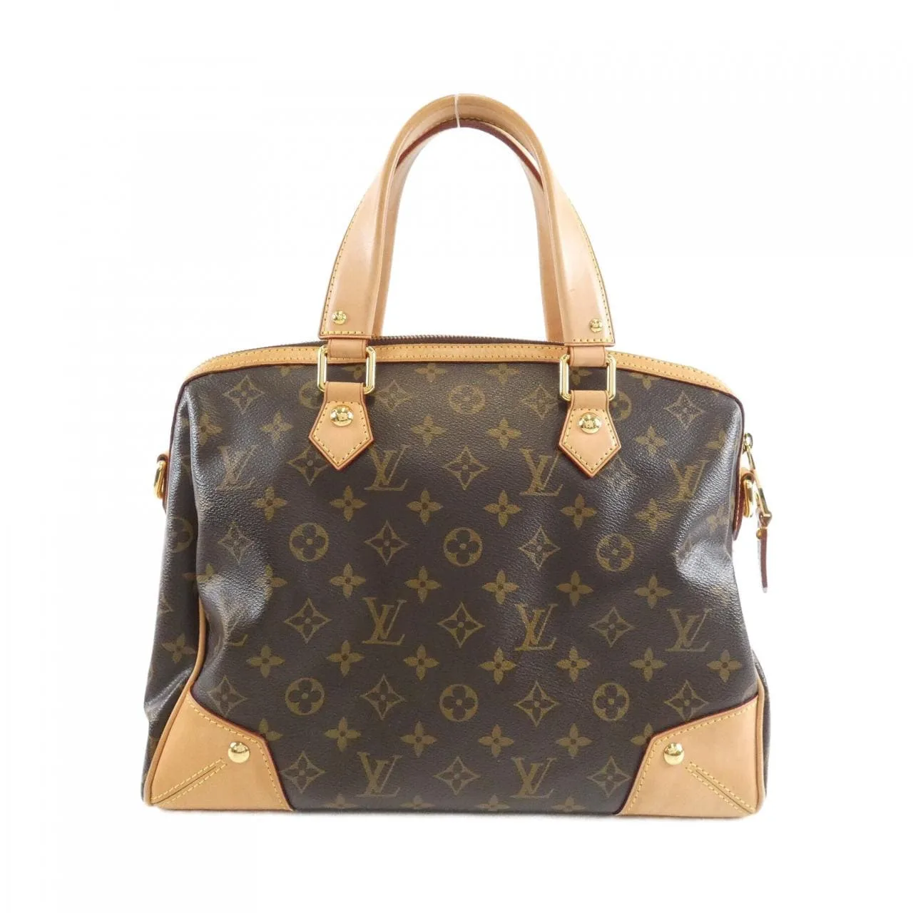 LOUIS VUITTON M40325 Handbag Monogram 黑色 Monogram 中古品B - 縮圖 2