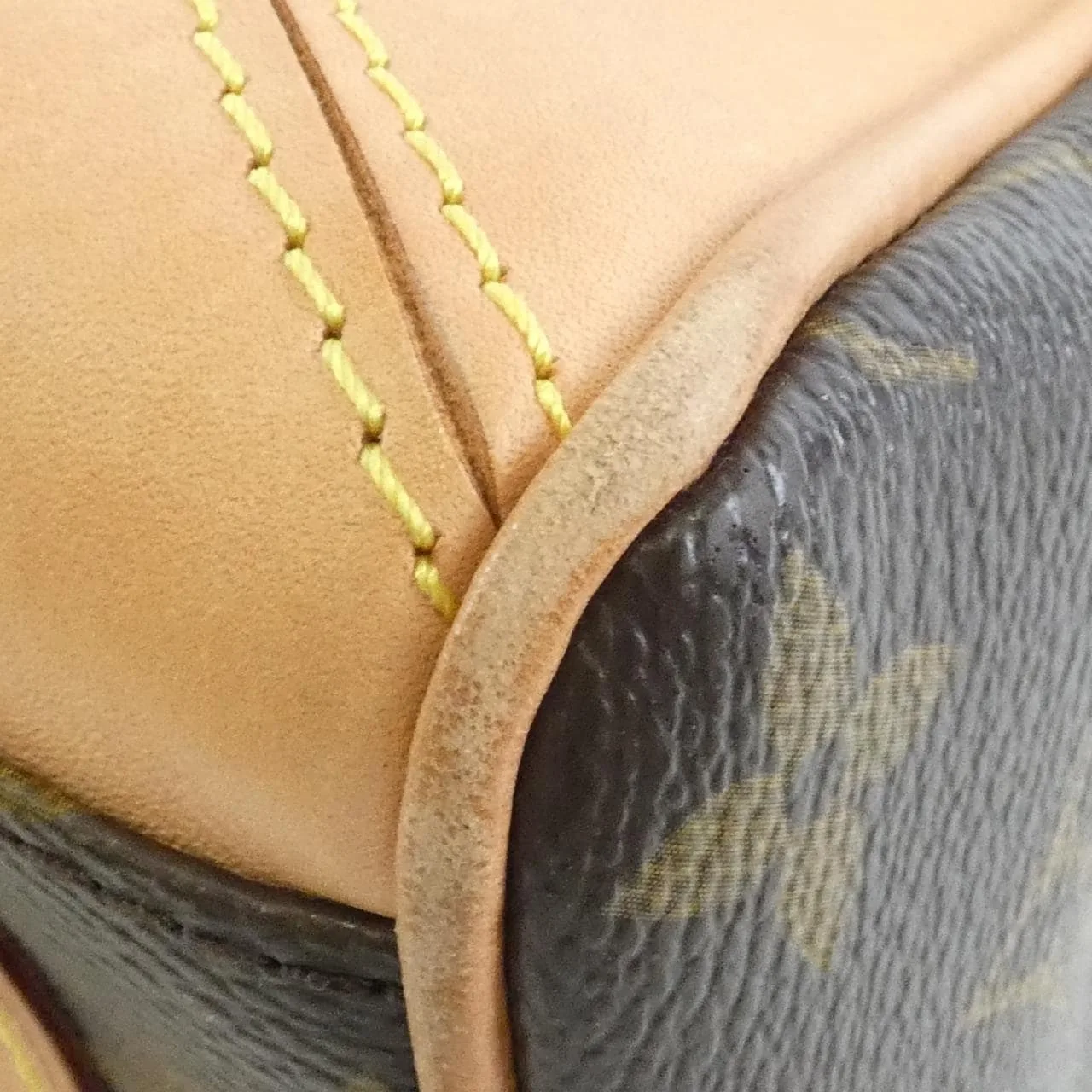 LOUIS VUITTON M40325 Handbag Monogram 黑色 Monogram 中古品B - 縮圖 4