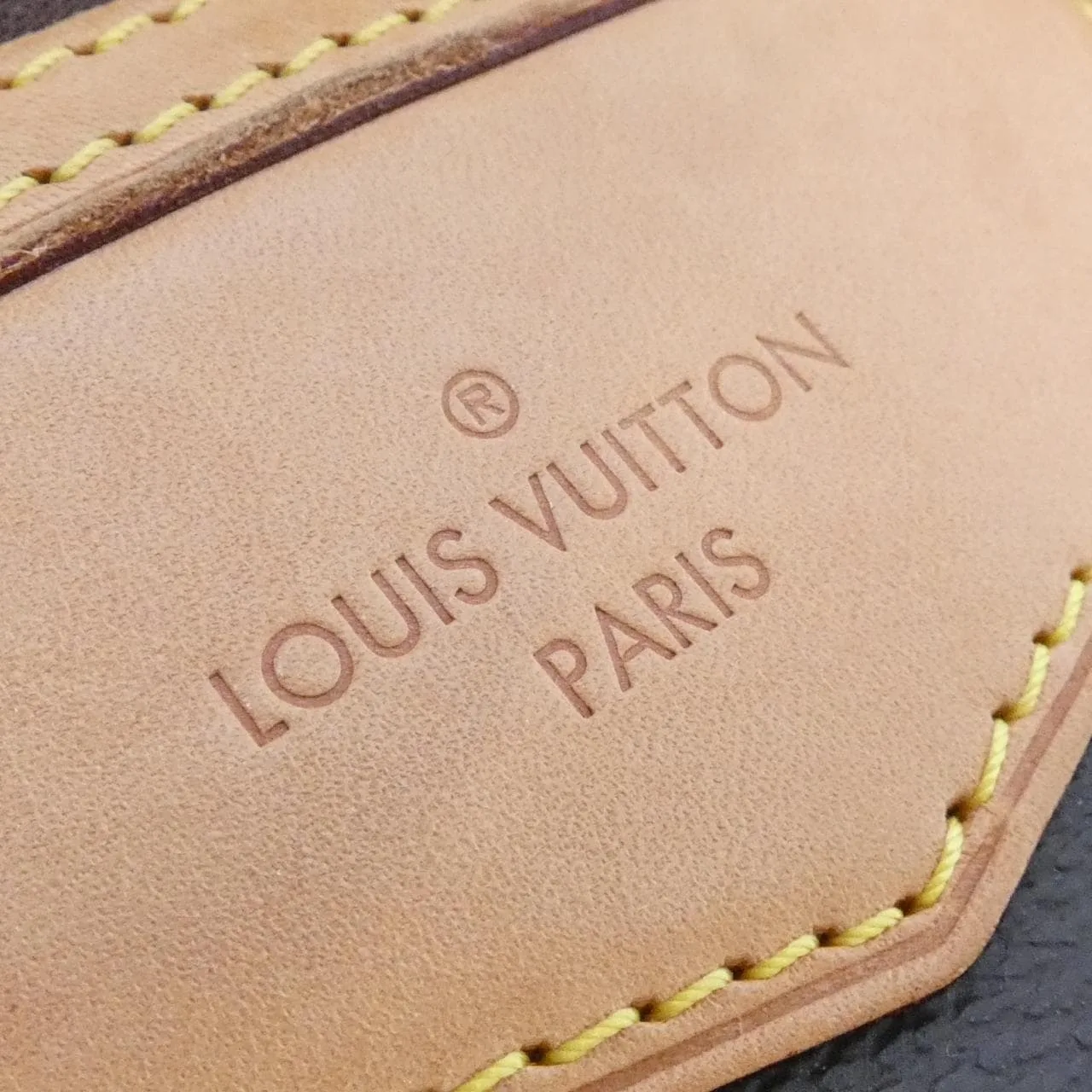 LOUIS VUITTON M40325 Handbag Monogram 黑色 Monogram 中古品B - 縮圖 6